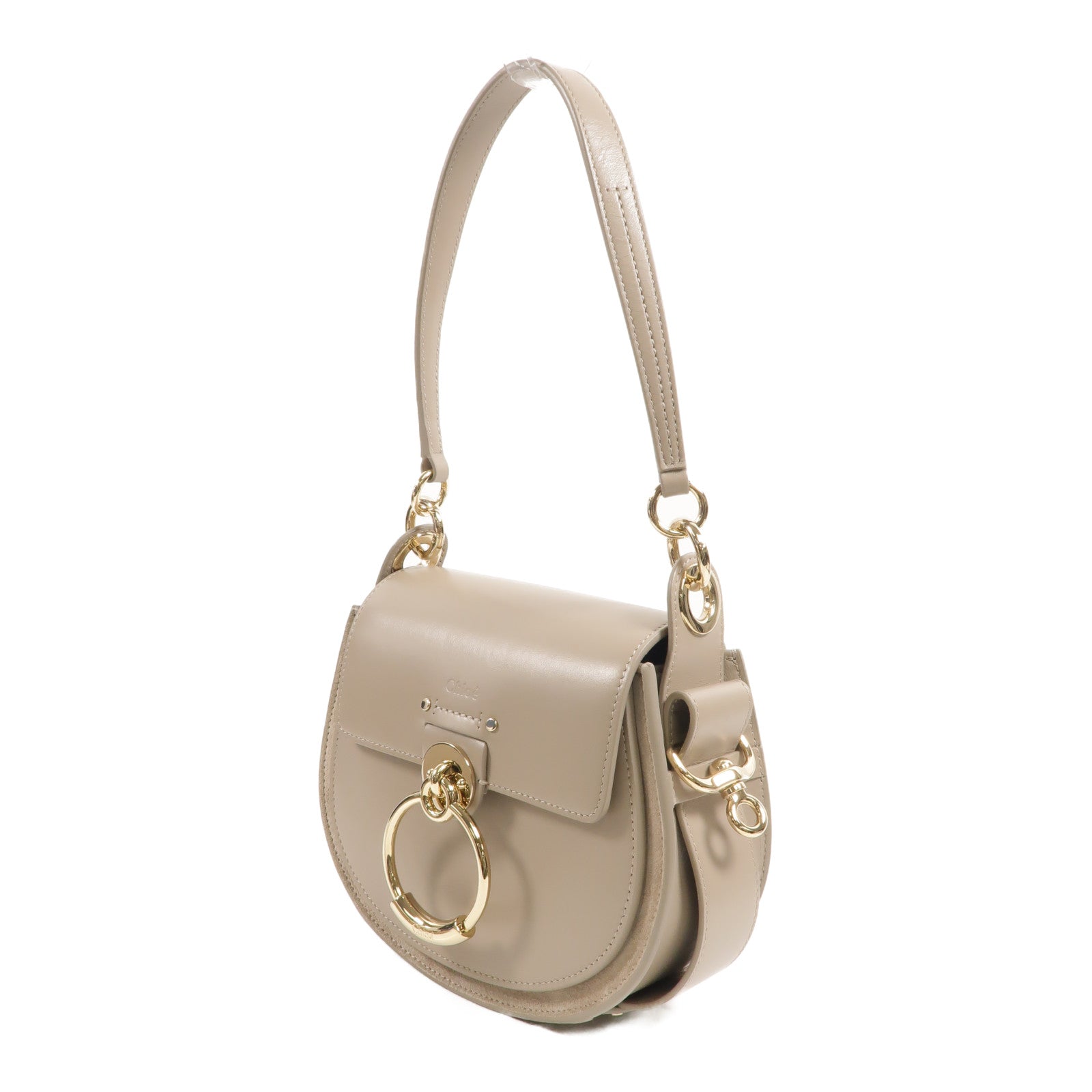 Chloe 牛皮皮革Small Tess手挽肩背兩用袋