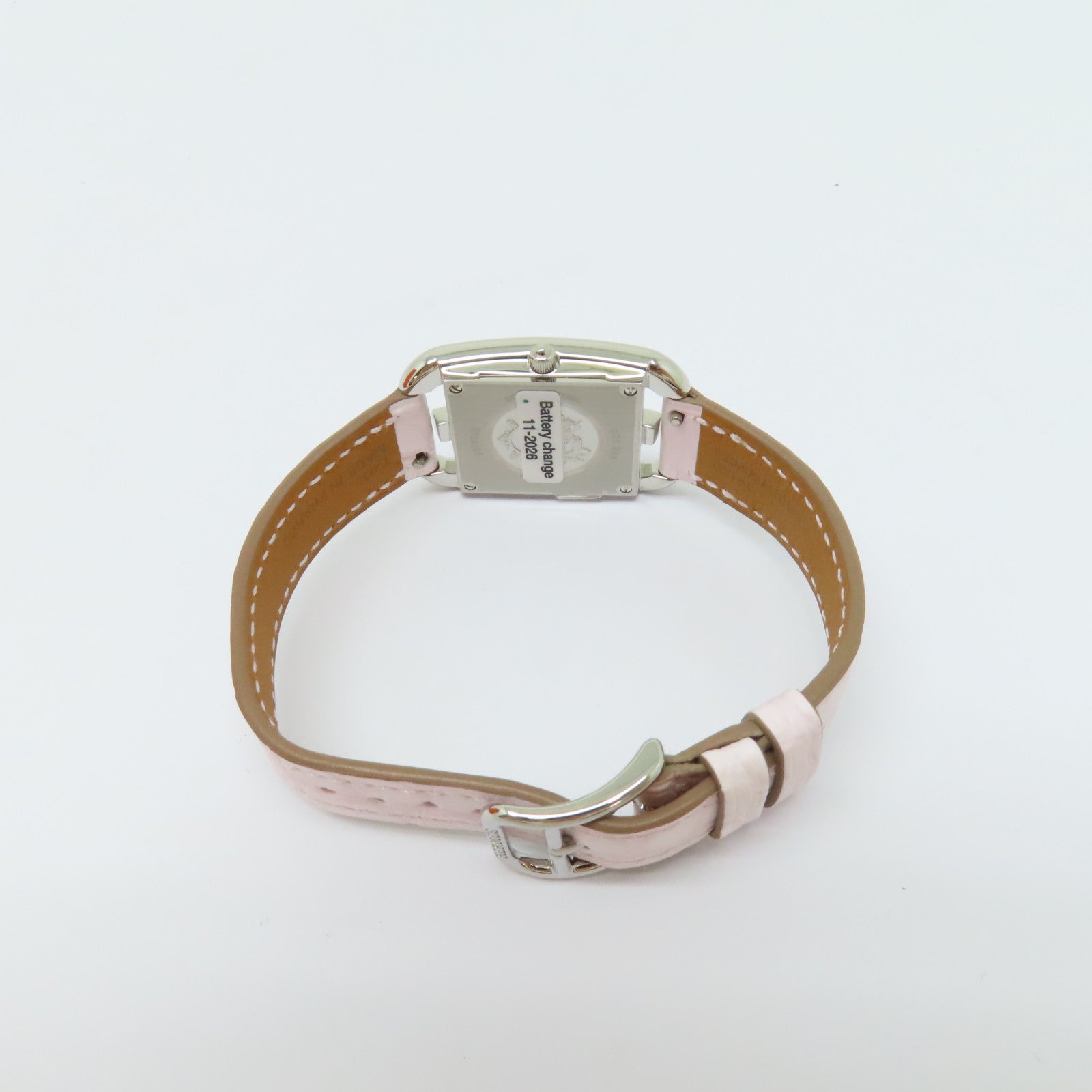 HERMES Cape Cod Small Model 31mm不鏽鋼手錶石英機芯白色