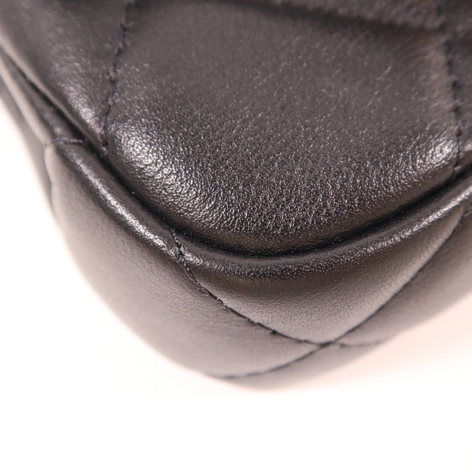 CHANEL 羊皮皮革Chain Shoulder金扣手挽肩背兩用袋