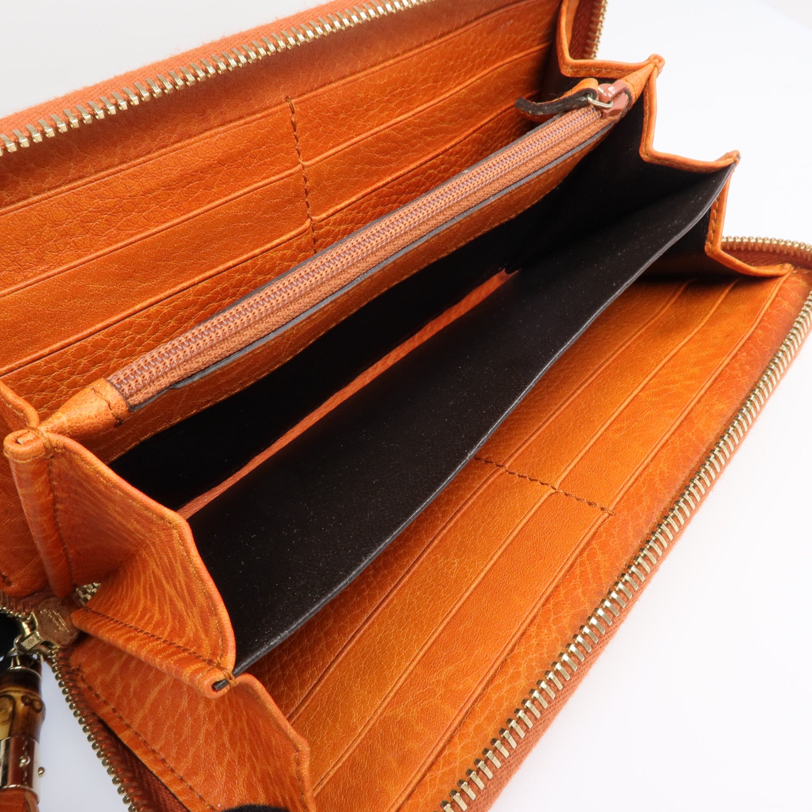 GUCCI 帆布Long Wallet金扣長錢包