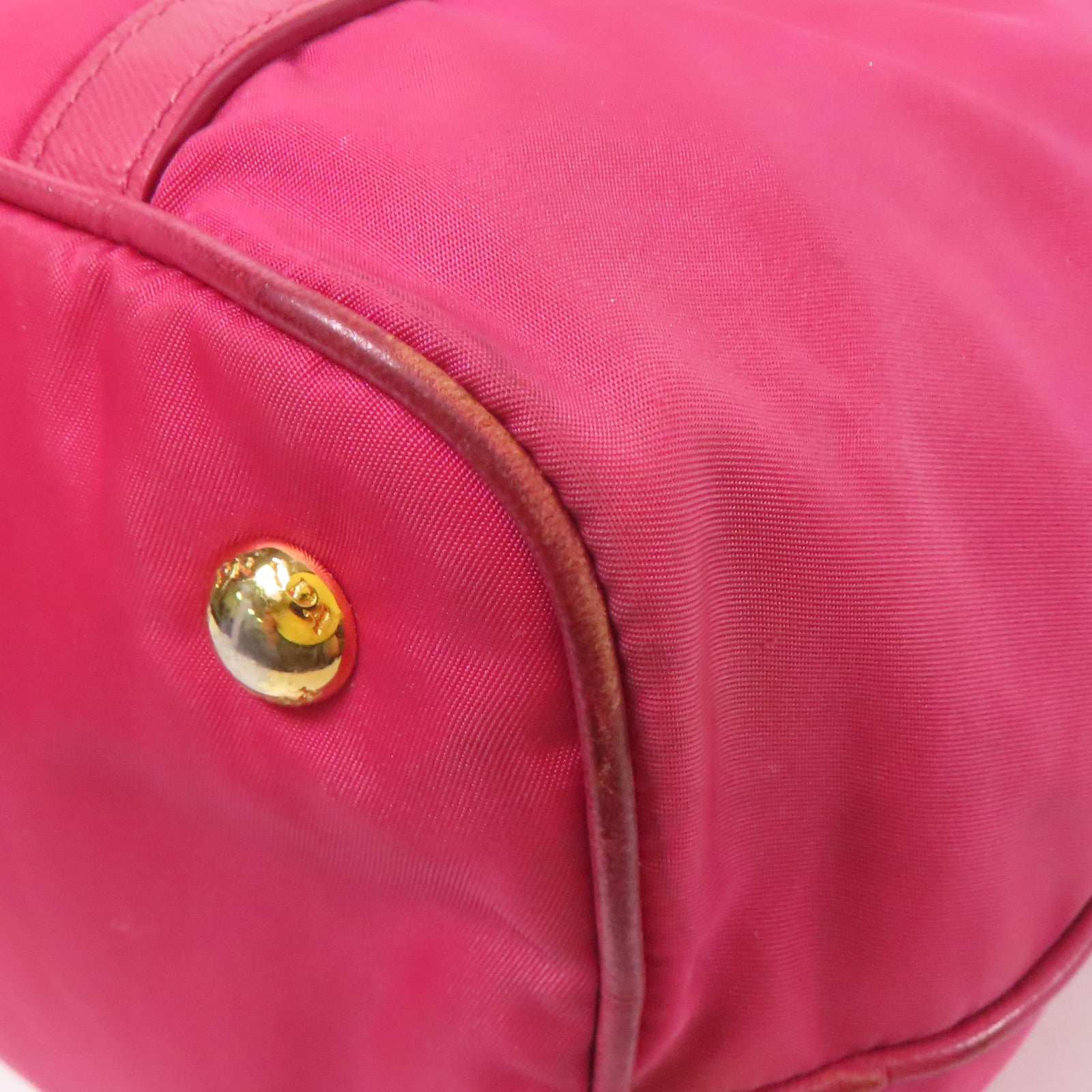 PRADA 尼龍Shoulder Bag金扣手挽肩背兩用袋
