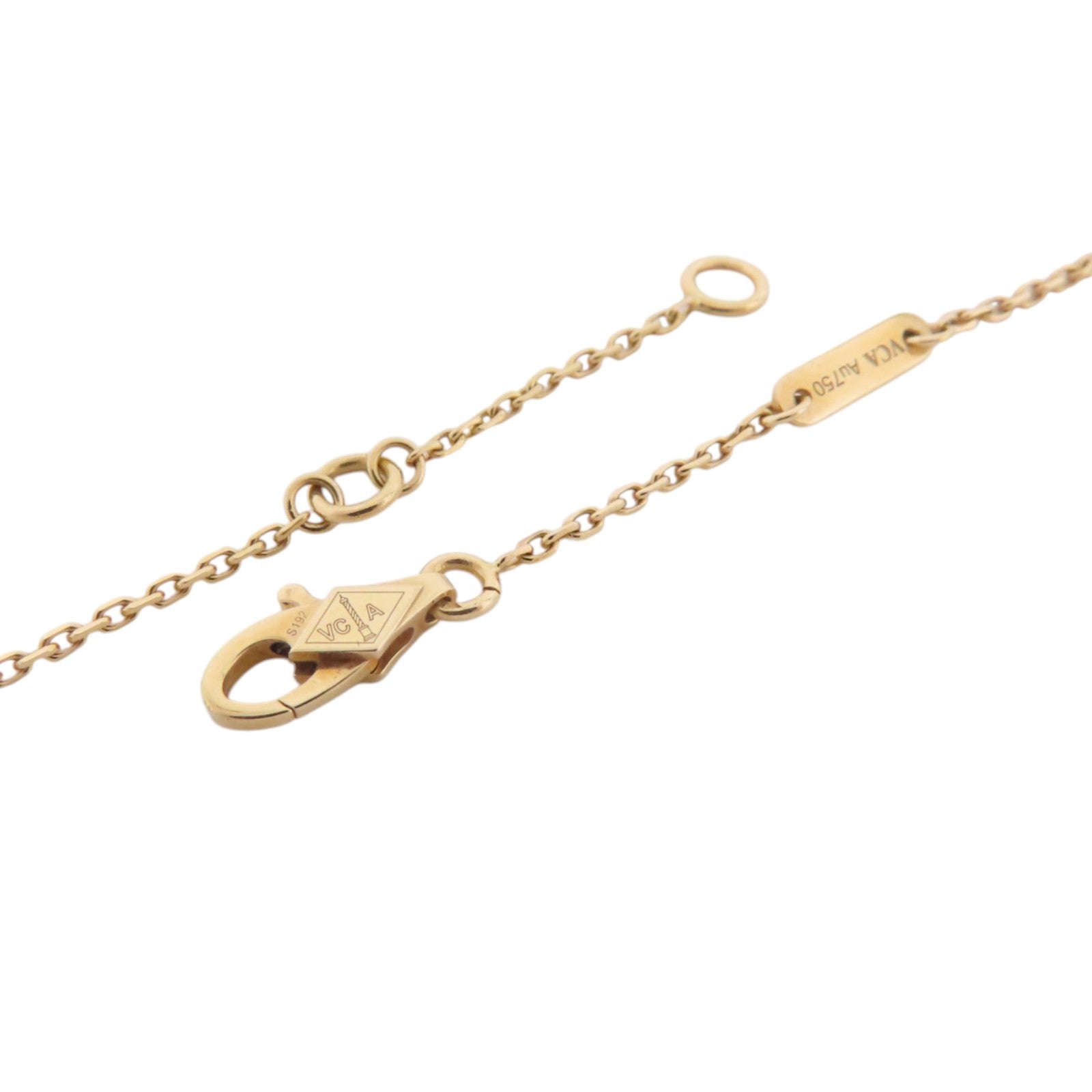 Van Cleef & Arpels 18K黃金Frivol Pendant Mini Emerald Necklace綠寶石項鏈