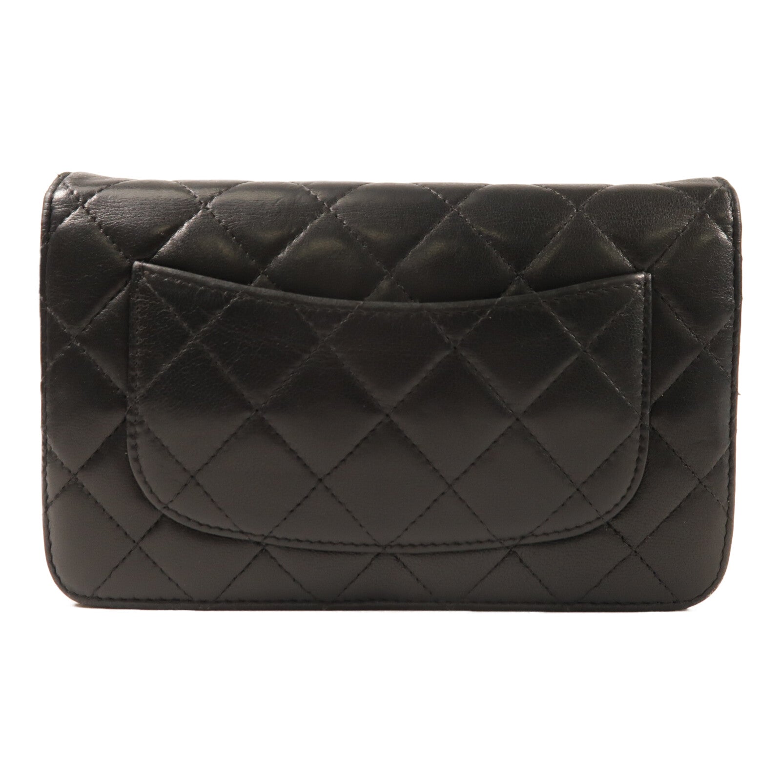 CHANEL 羊皮皮革WOC Wallet On Chain金扣肩背袋