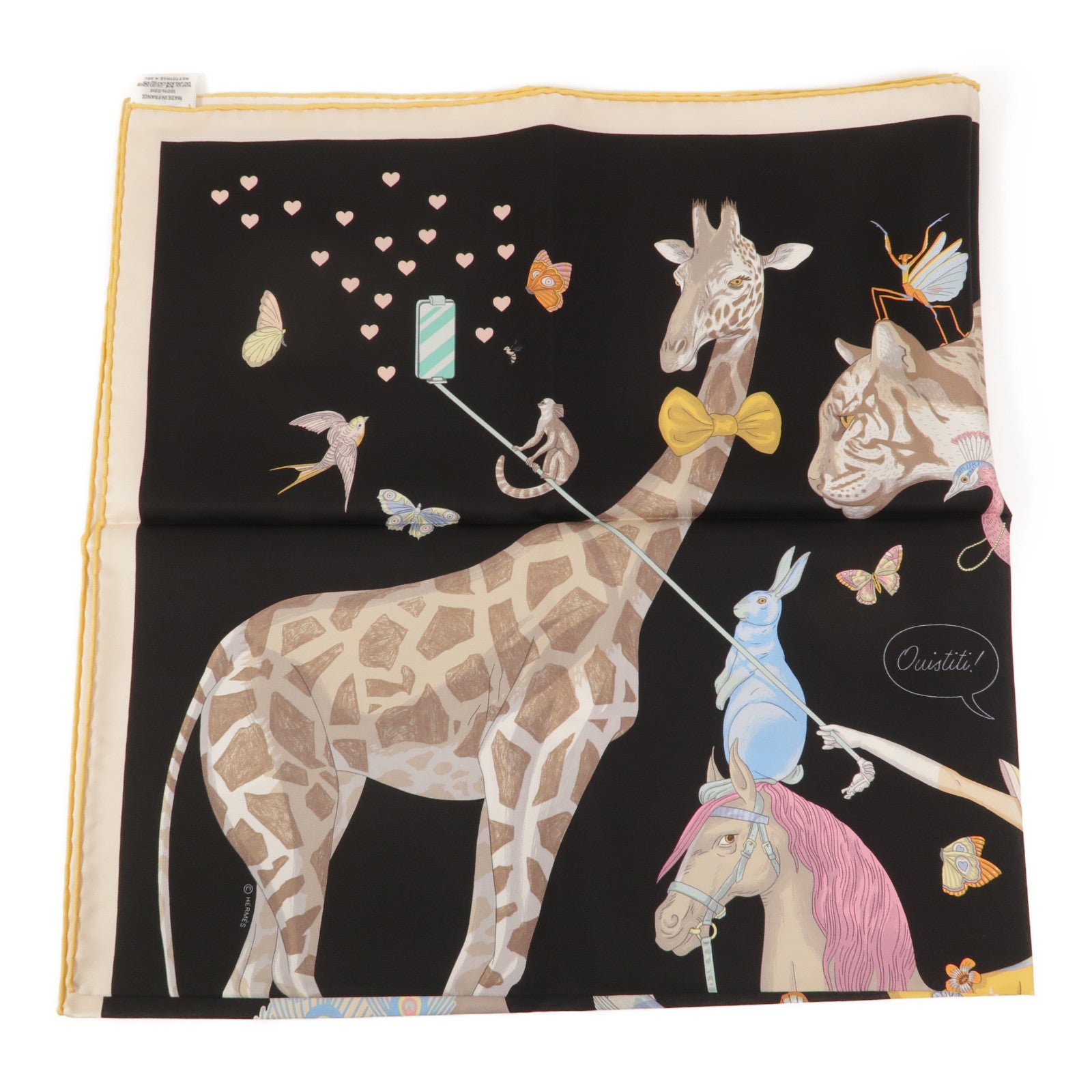 HERMES 絲質Scarf 90X90cm絲巾