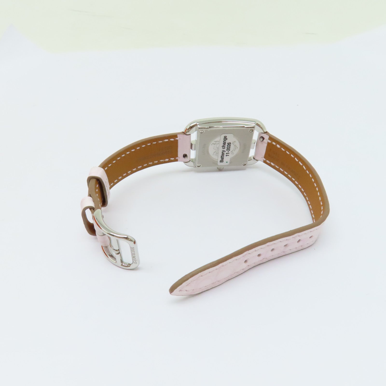 HERMES Cape Cod Small Model 31mm不鏽鋼手錶石英機芯白色