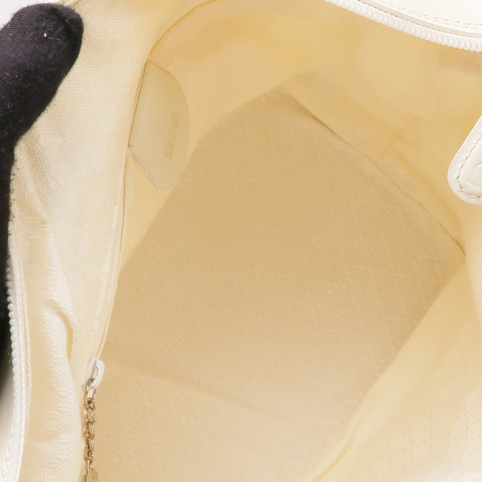 GUCCI 帆布Handbag銀扣手挽袋