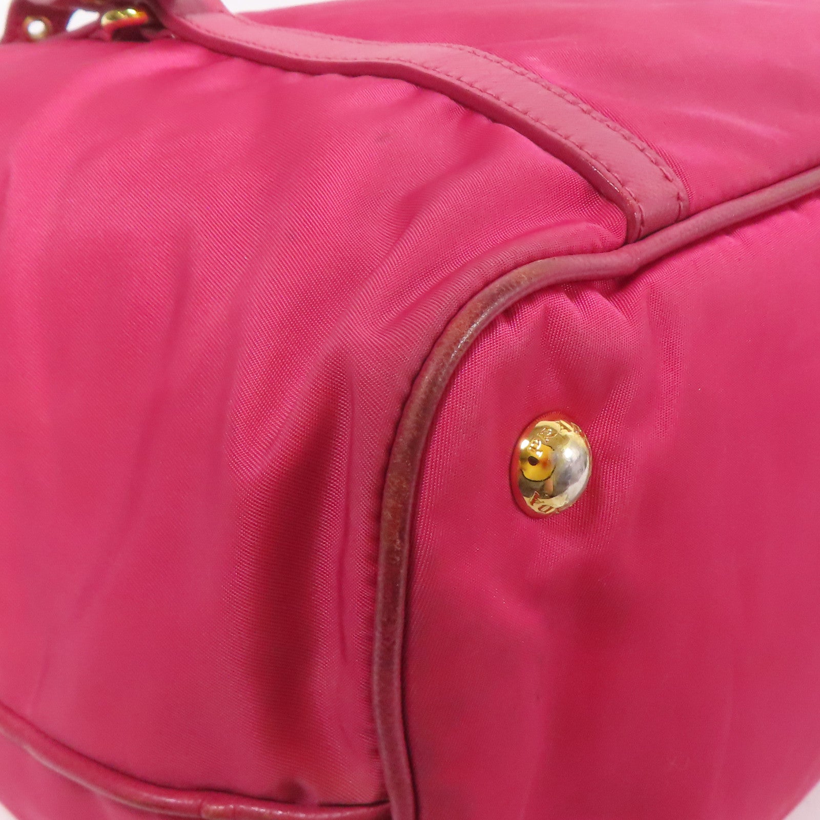 PRADA 尼龍Shoulder Bag金扣手挽肩背兩用袋