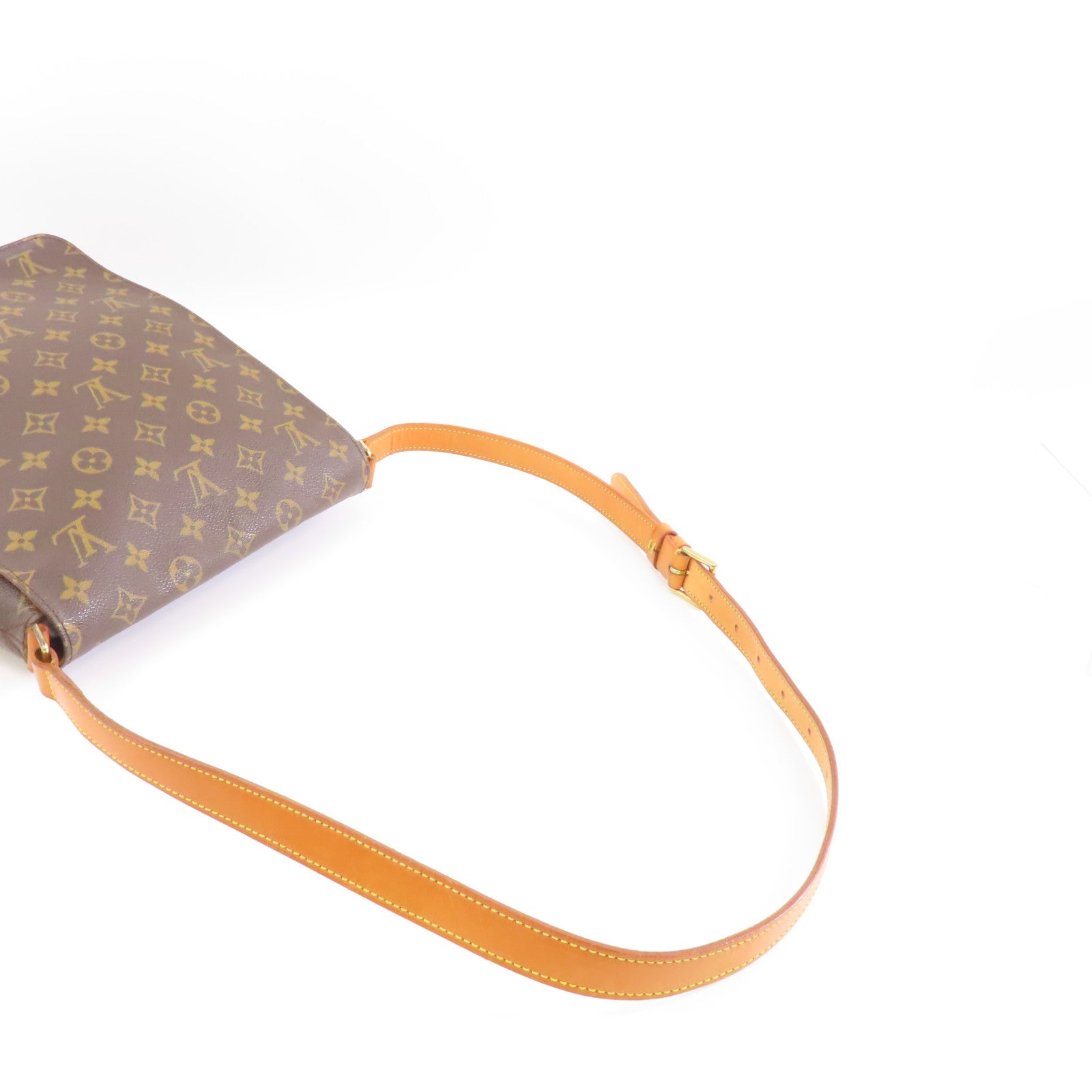 LOUIS VUITTON (PRICE DOWN) LV GHW Musette Salsa Shoulder Bag M51387 Monogram Brown