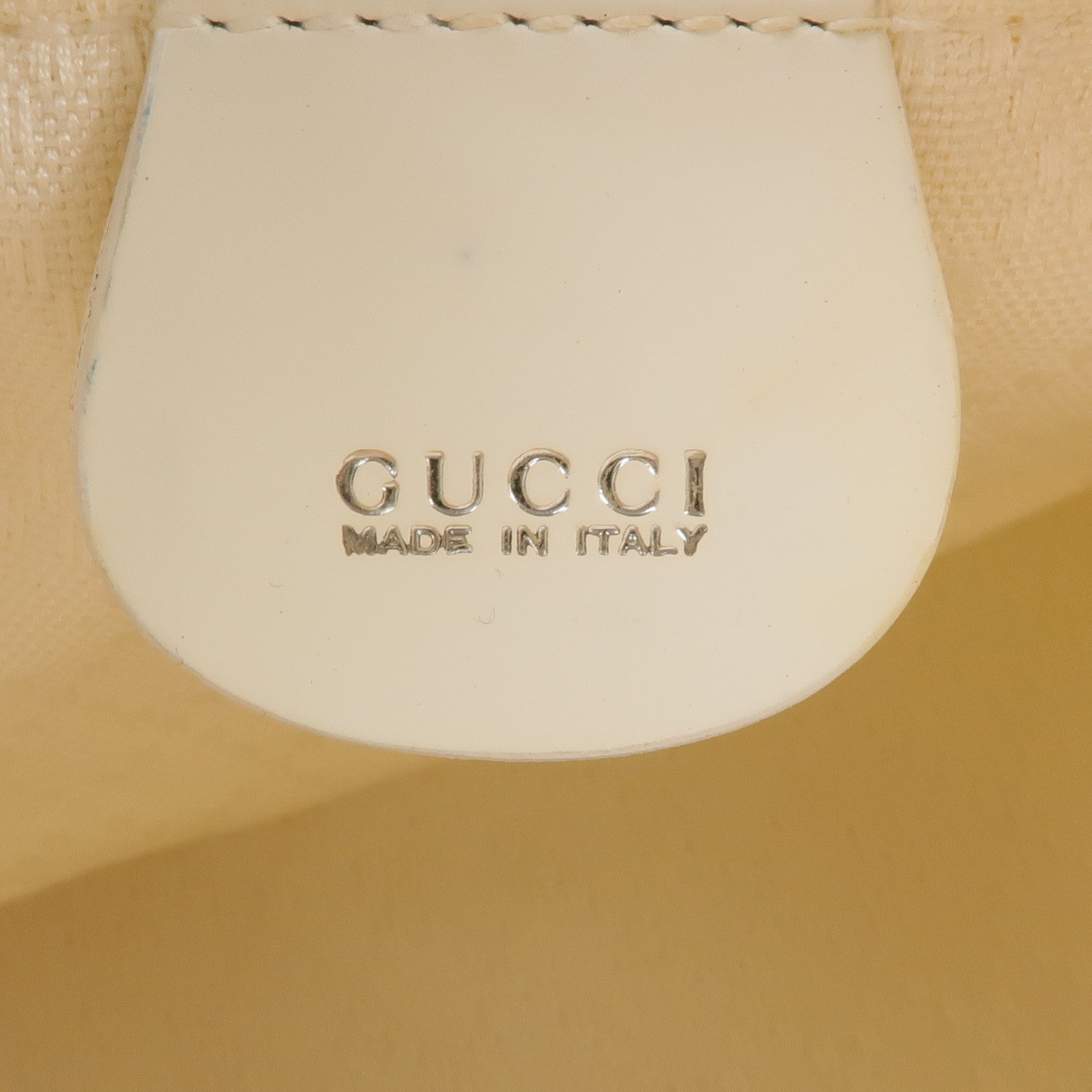 GUCCI 帆布Handbag銀扣手挽袋