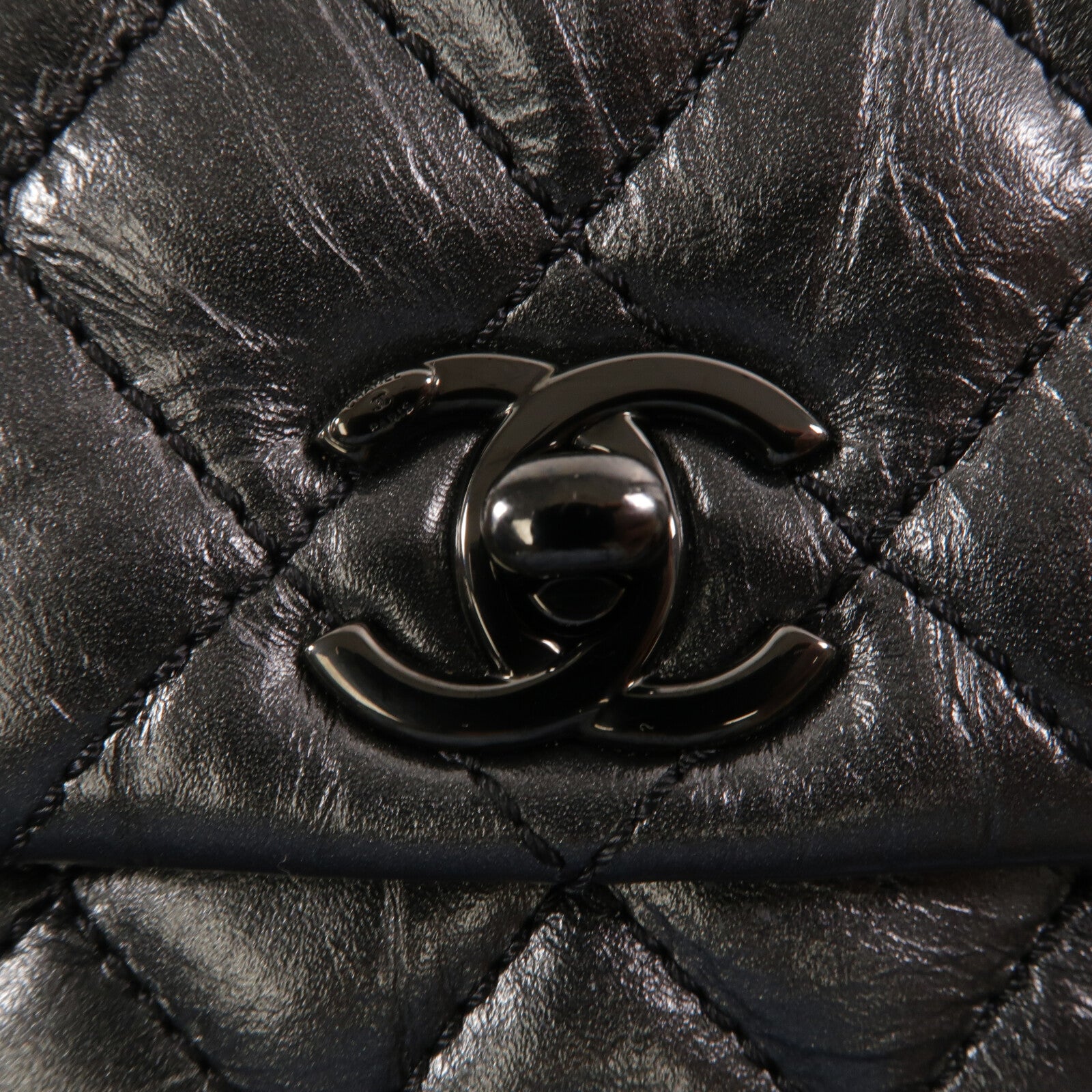 CHANEL 牛皮皮革Coco Handle Small鏈帶手挽肩背兩用袋