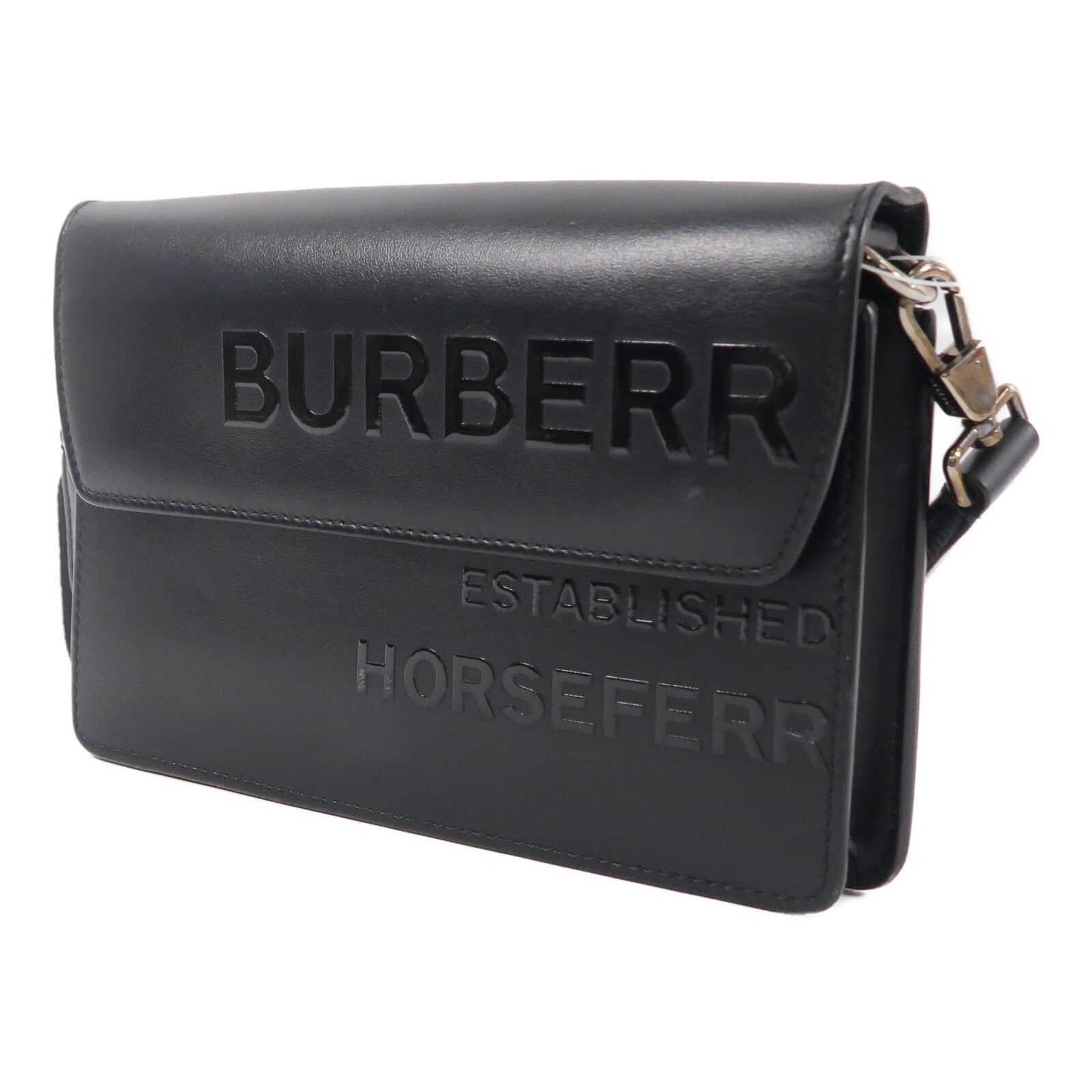 BURBERRY 牛皮皮革Horseferry Shoulder Bag肩背袋
