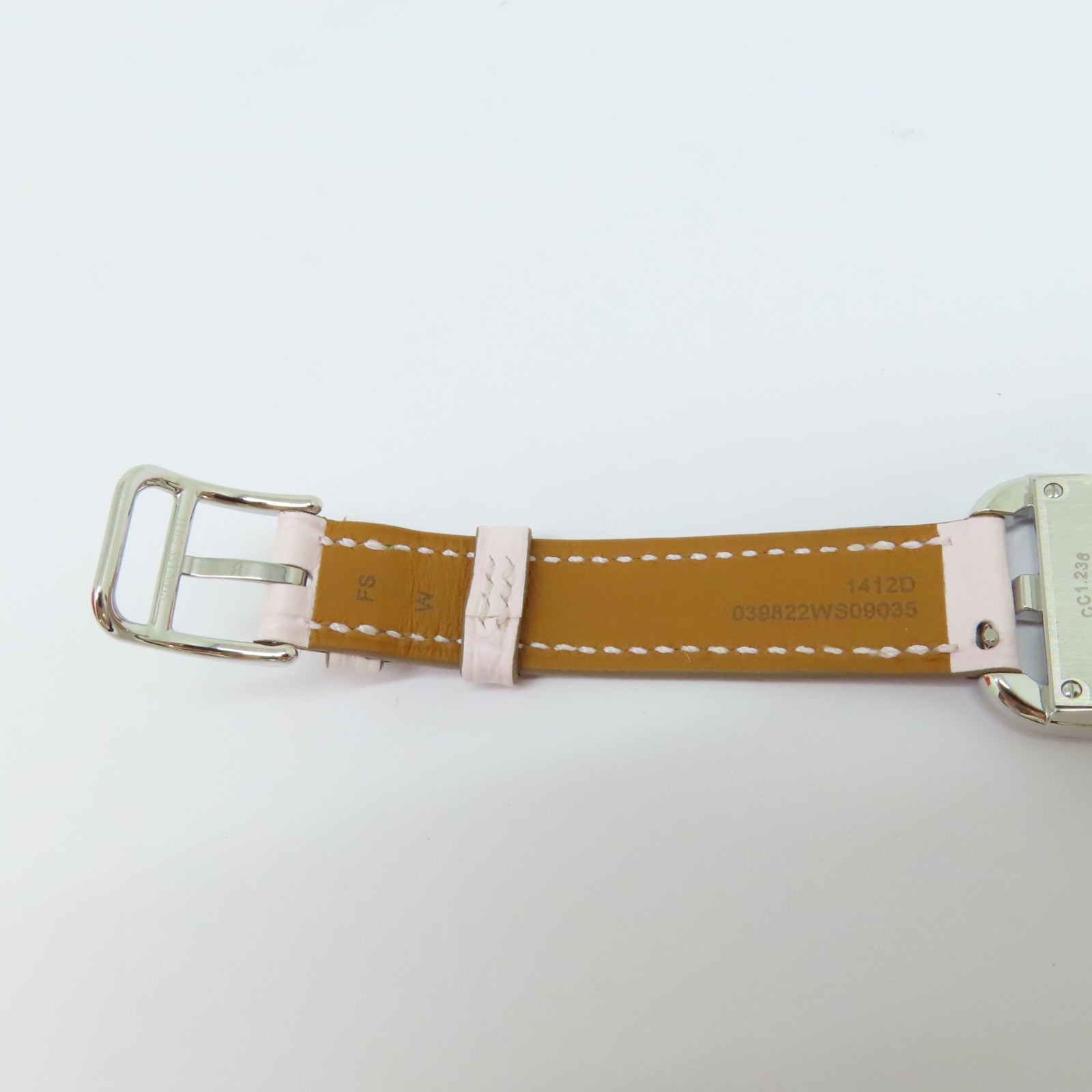 HERMES Cape Cod Small Model 31mm不鏽鋼手錶石英機芯白色