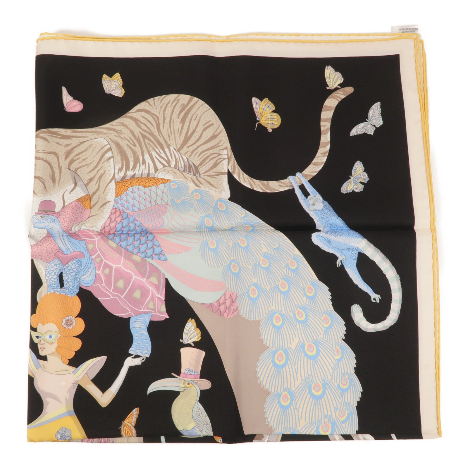 HERMES 絲質Scarf 90X90cm絲巾