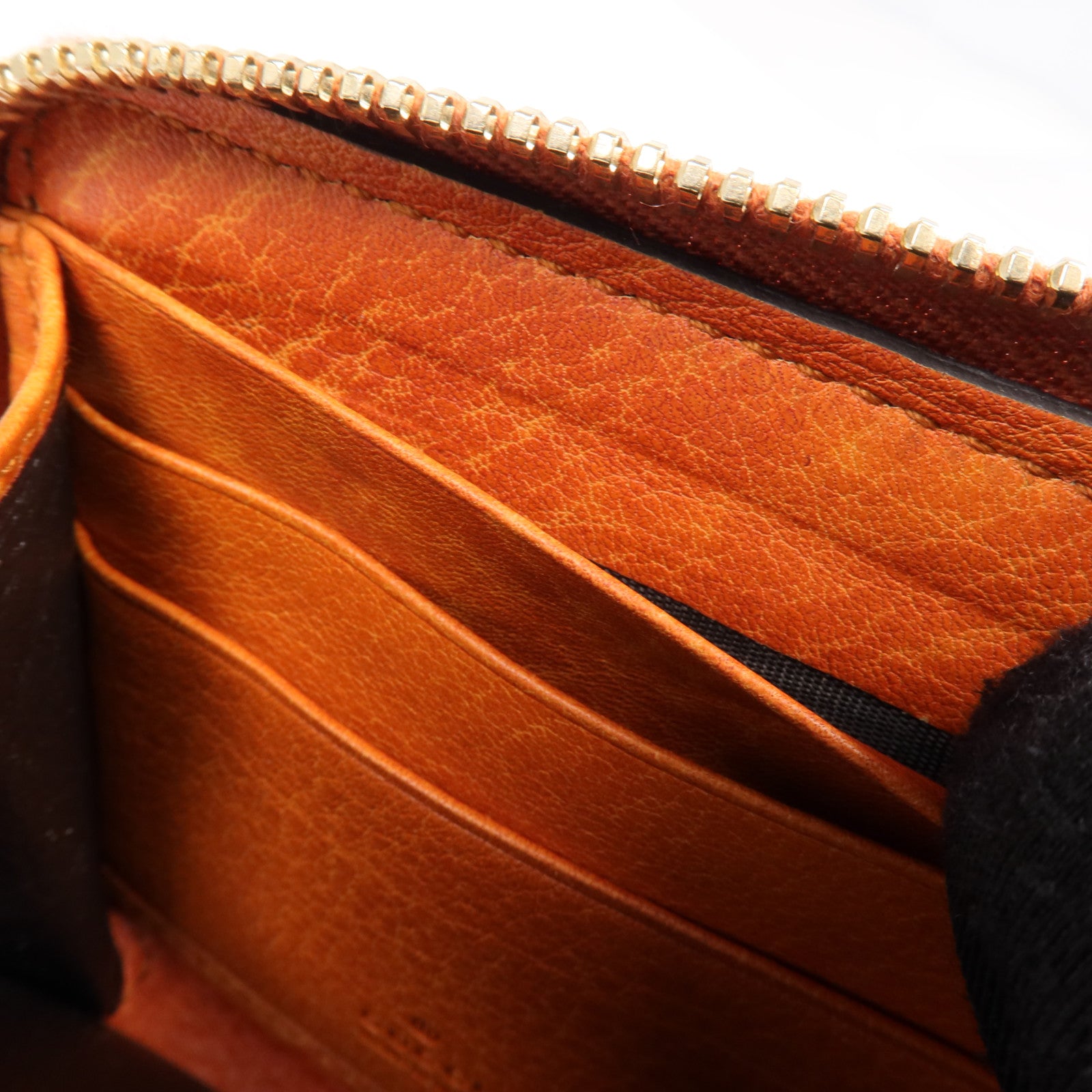 GUCCI 帆布Long Wallet金扣長錢包