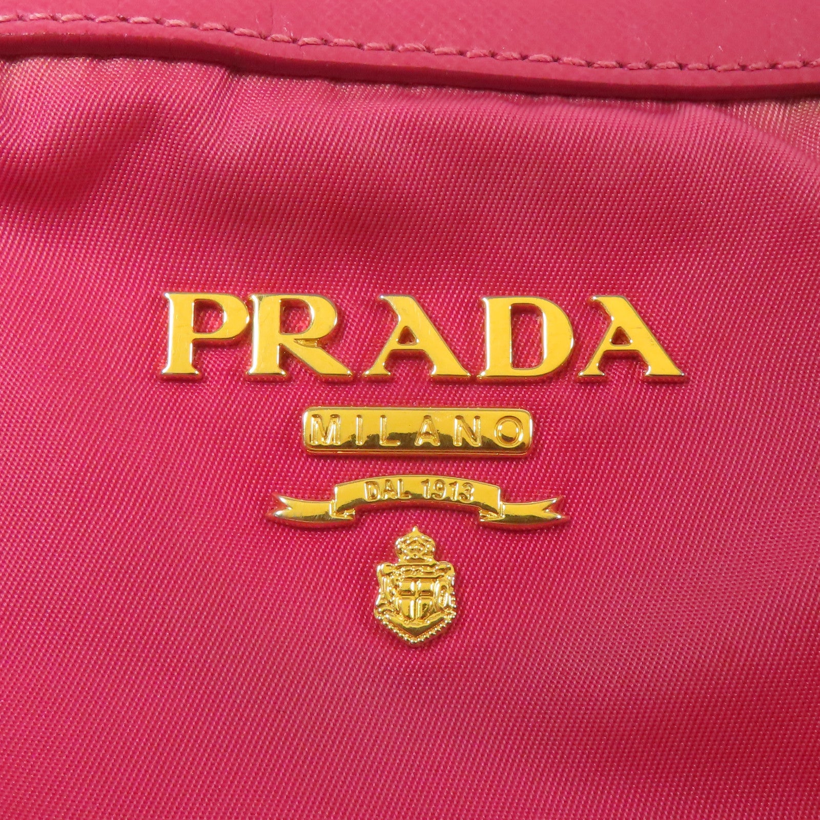 PRADA 尼龍Shoulder Bag金扣手挽肩背兩用袋