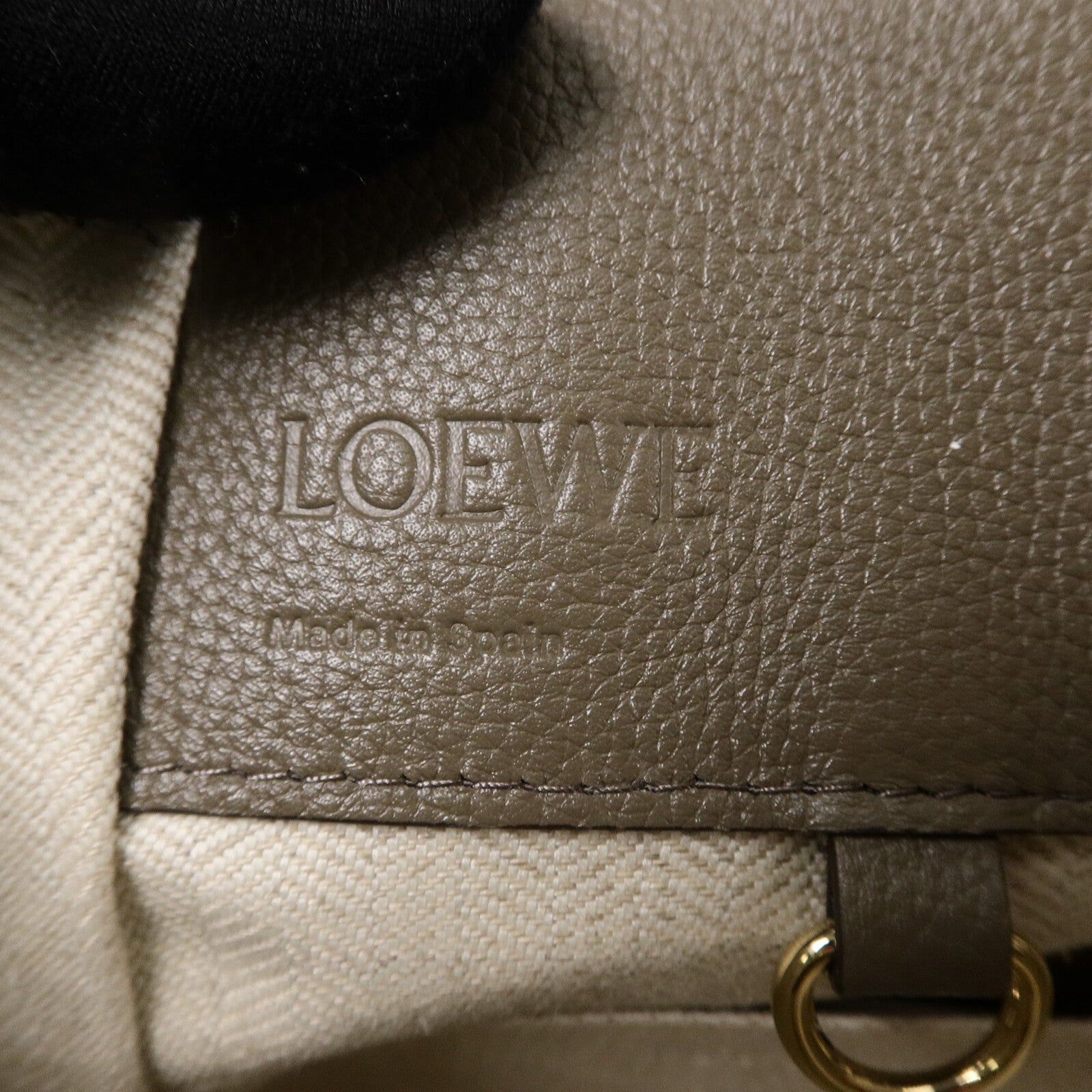 LOEWE 牛皮皮革Hammock Small手挽肩背兩用袋
