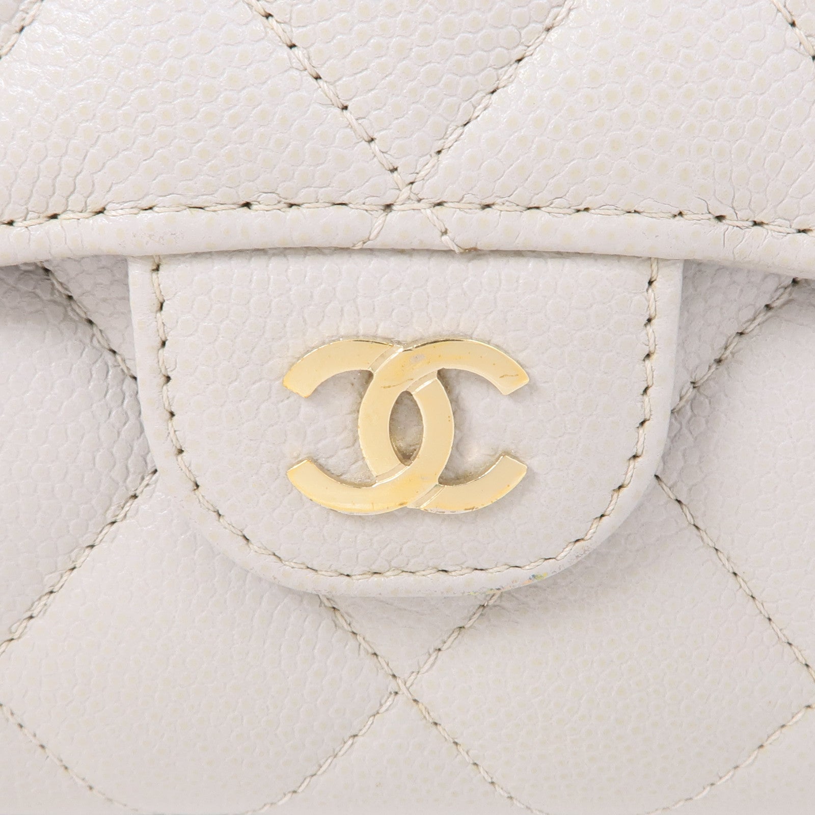 CHANEL 牛皮皮革Wallet金扣錢包