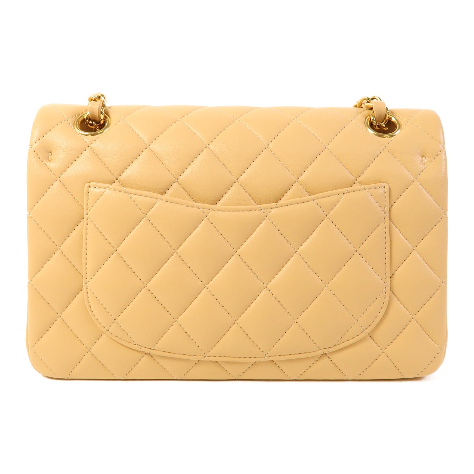 CHANEL 羊皮皮革Classic 23金扣鏈帶肩背袋