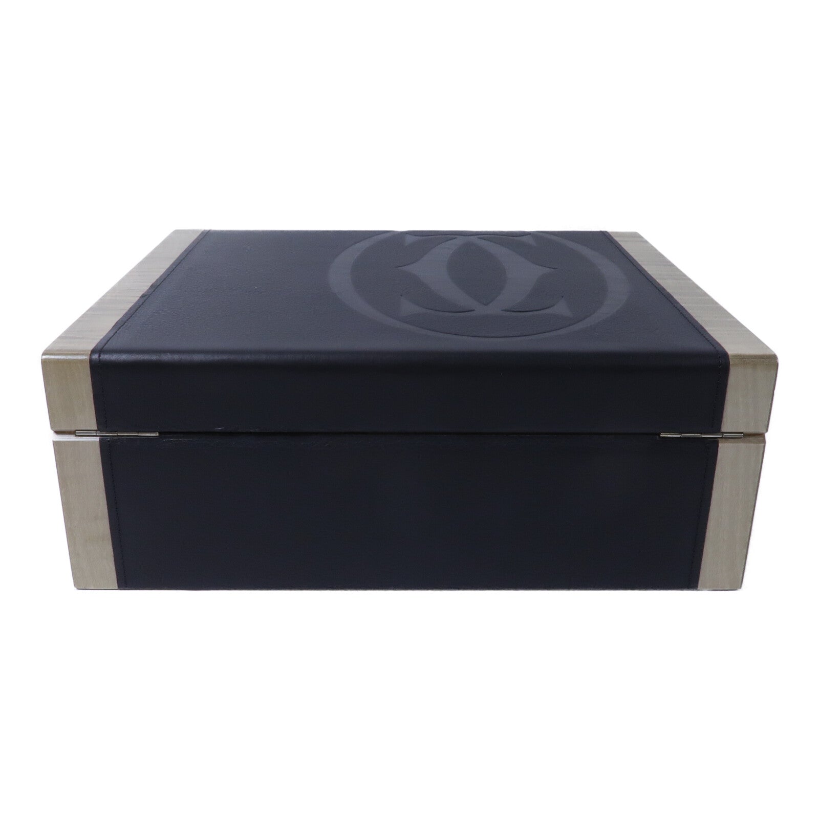 CARTIER 木材/牛皮皮革Humidor Cigar Box雪茄保濕盒