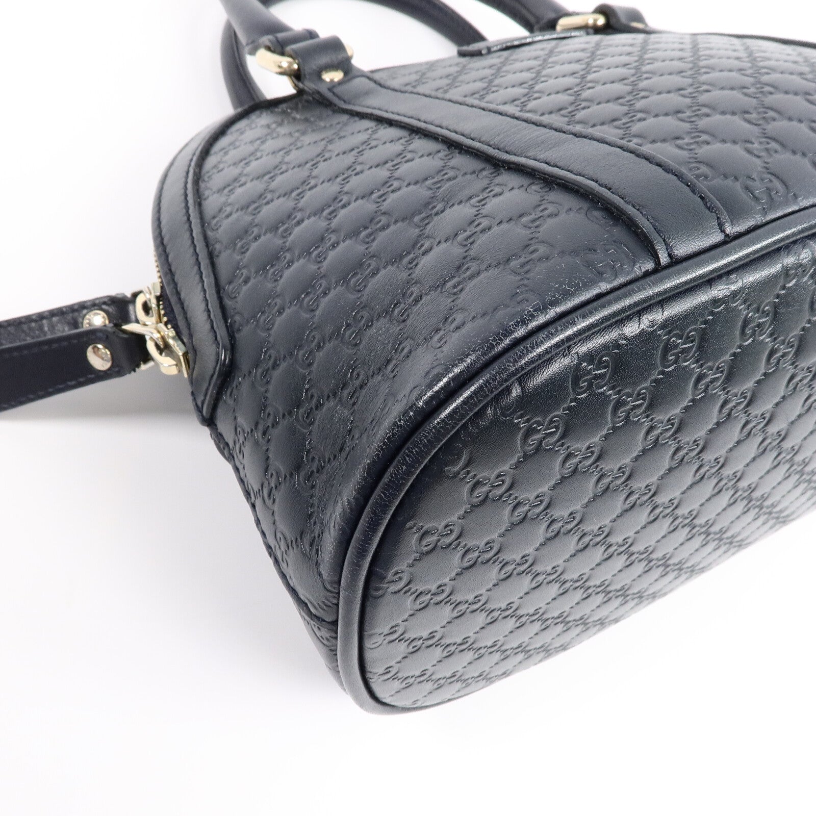 GUCCI 牛皮皮革Guccissima手挽肩背兩用袋