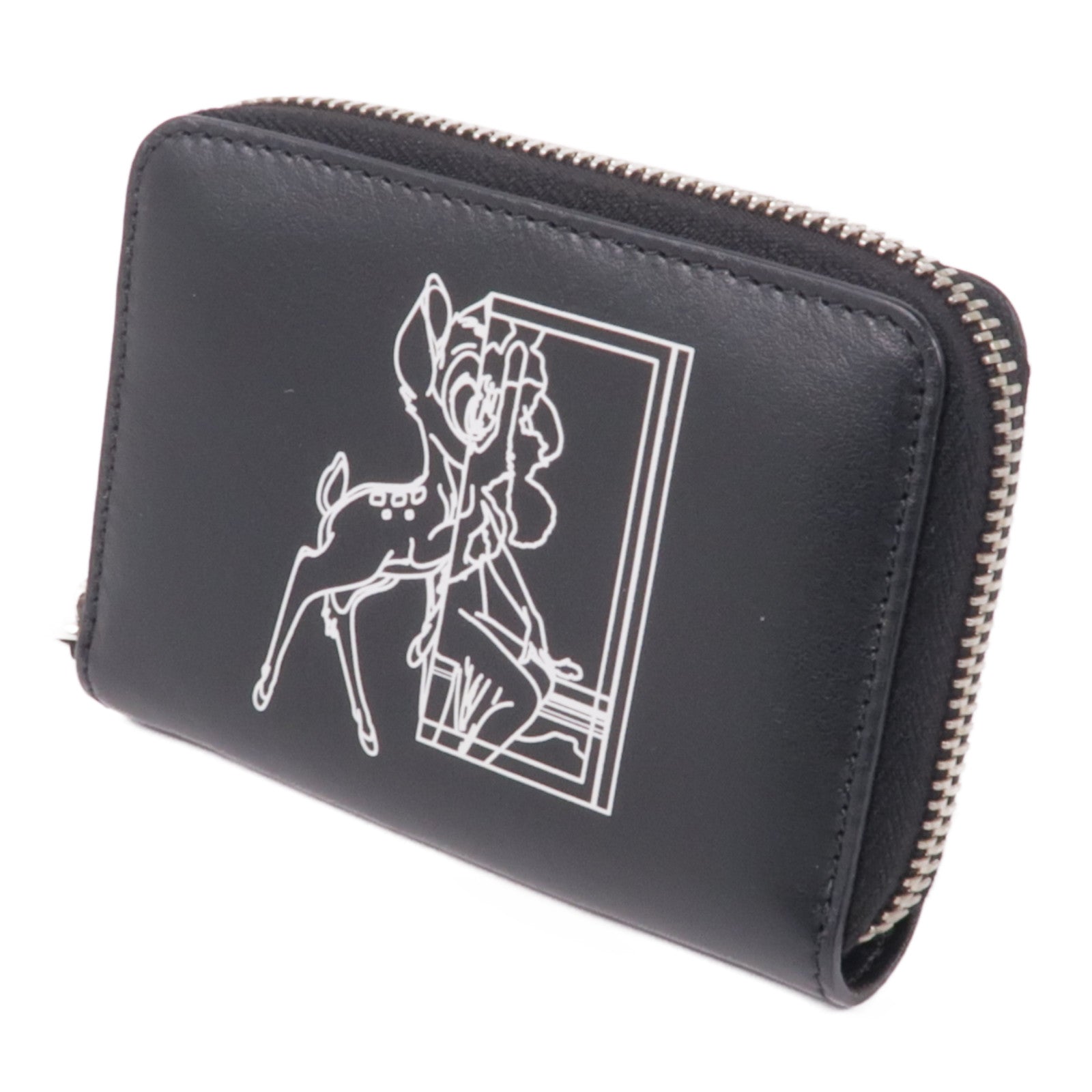 GIVENCHY 【激減優惠】牛皮皮革Card/Coin Case銀扣零錢包/卡片套