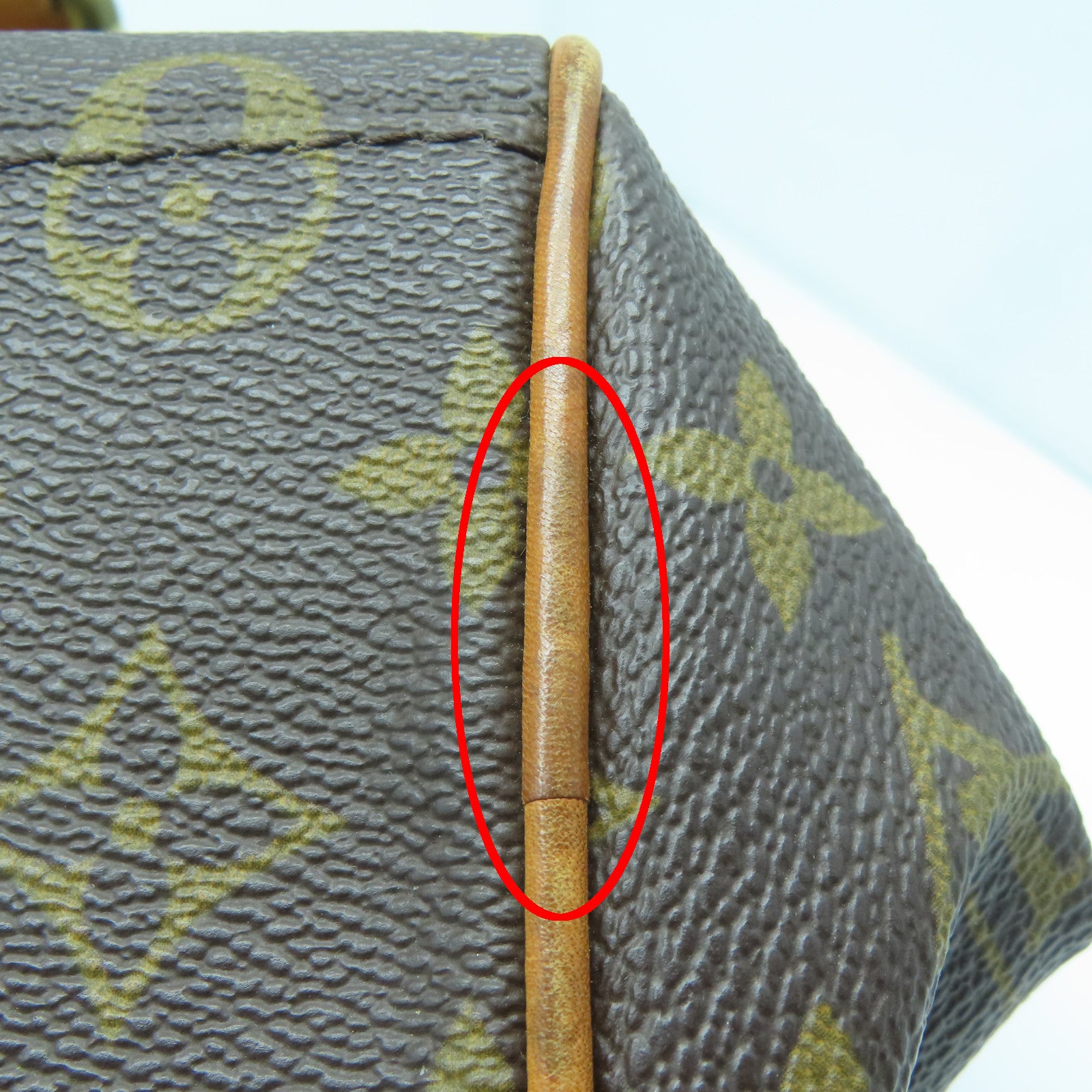 LOUIS VUITTON Monogram Manhattan PM金扣手挽袋棕色