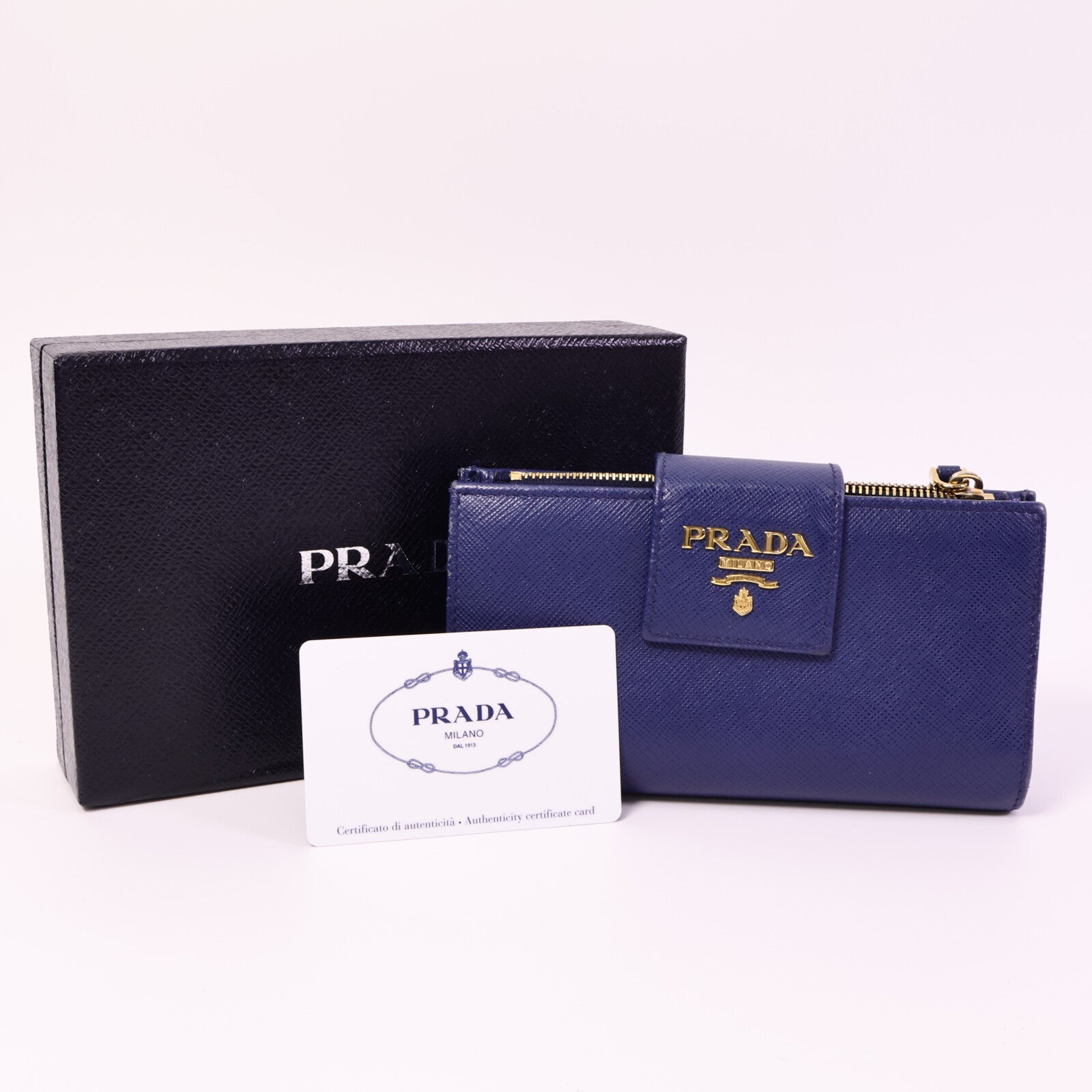 PRADA Saffiano皮革Long Wallet長錢包