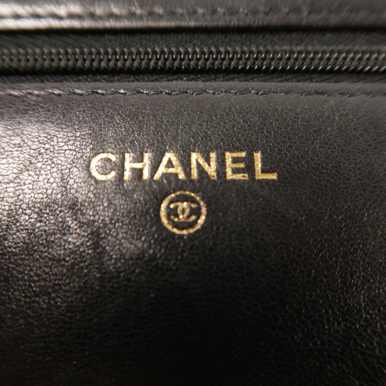 CHANEL 羊皮皮革WOC Wallet On Chain金扣肩背袋