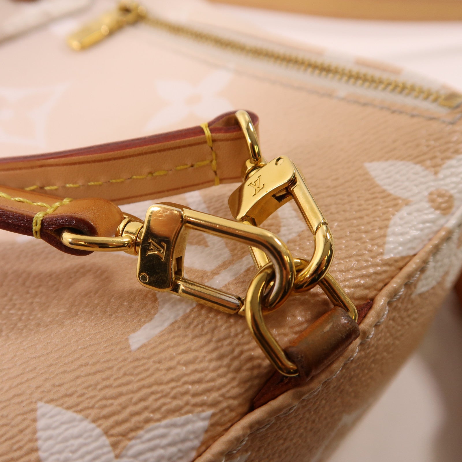 LOUIS VUITTON Monogram Giant Tiny Backpack金扣背包