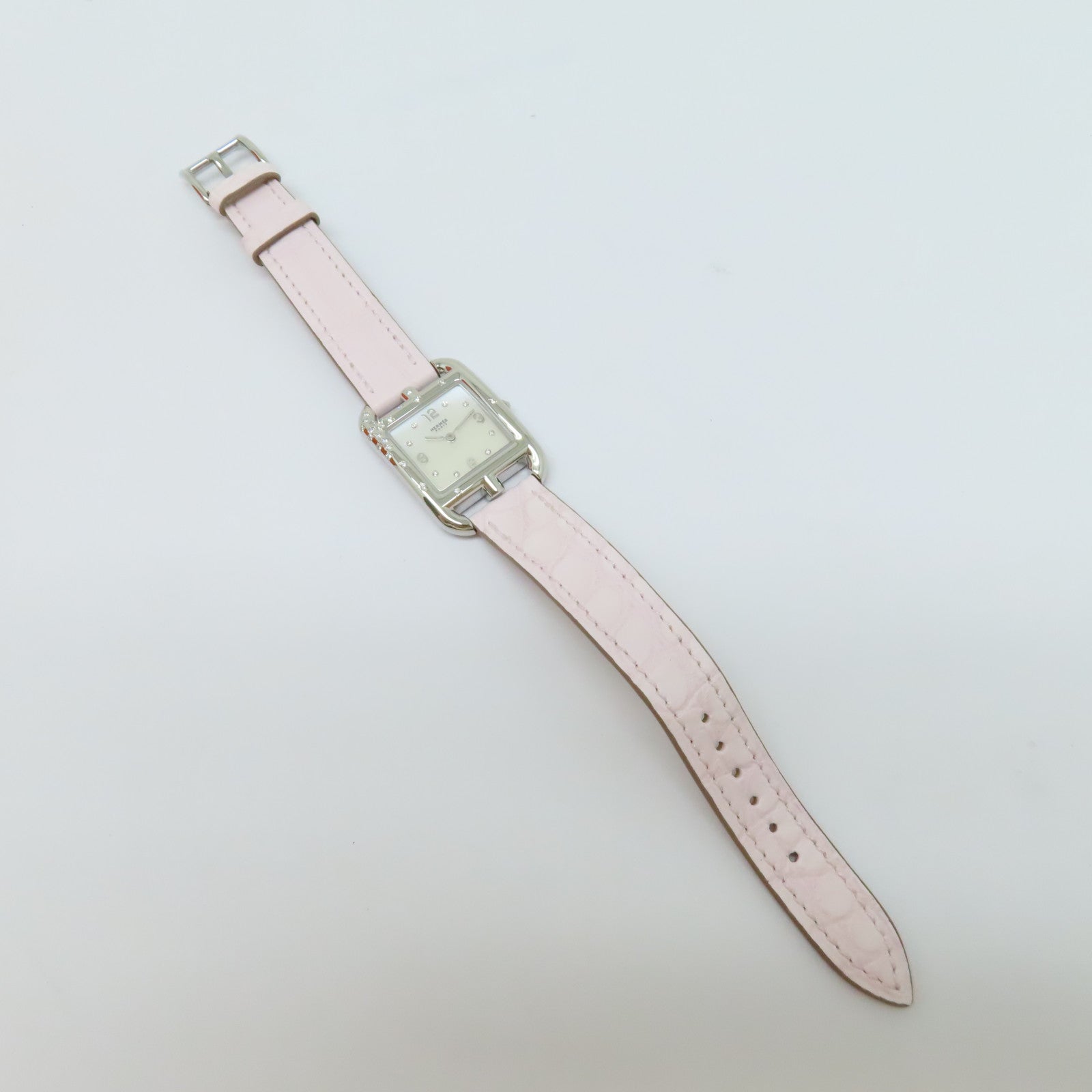 HERMES Cape Cod Small Model 31mm不鏽鋼手錶石英機芯白色