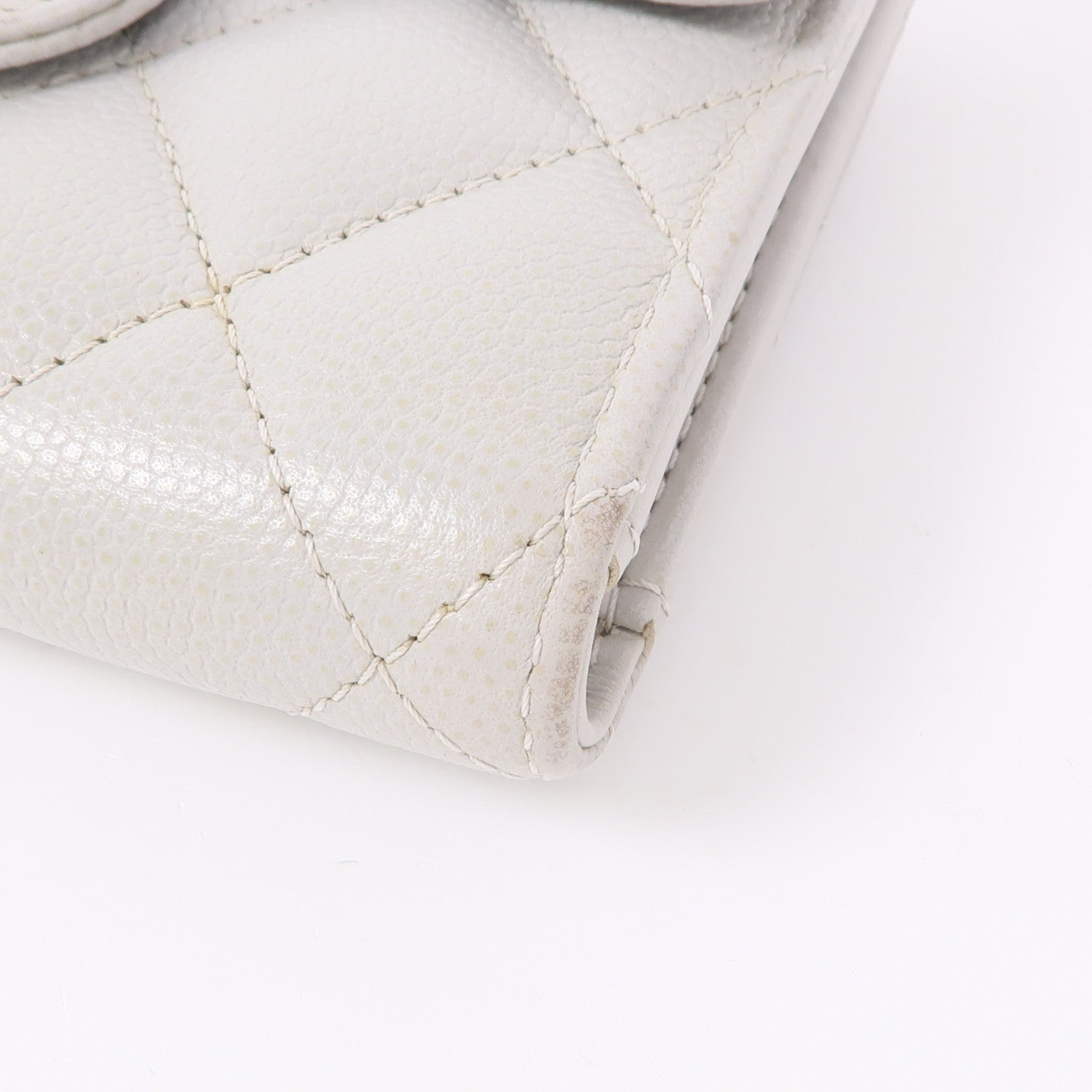 CHANEL 【激減優惠】牛皮皮革Wallet金扣錢包