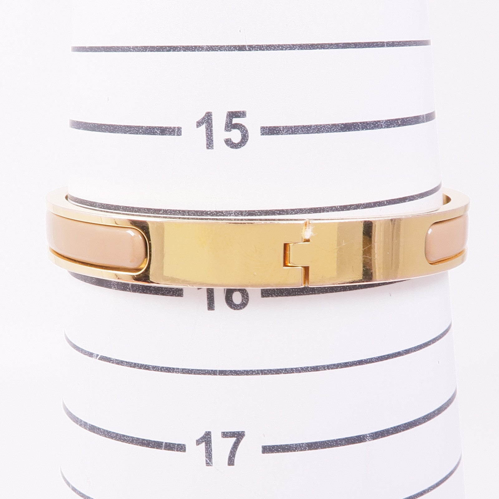 HERMES 金屬Mini Clic Kelly Bracelet手鐲