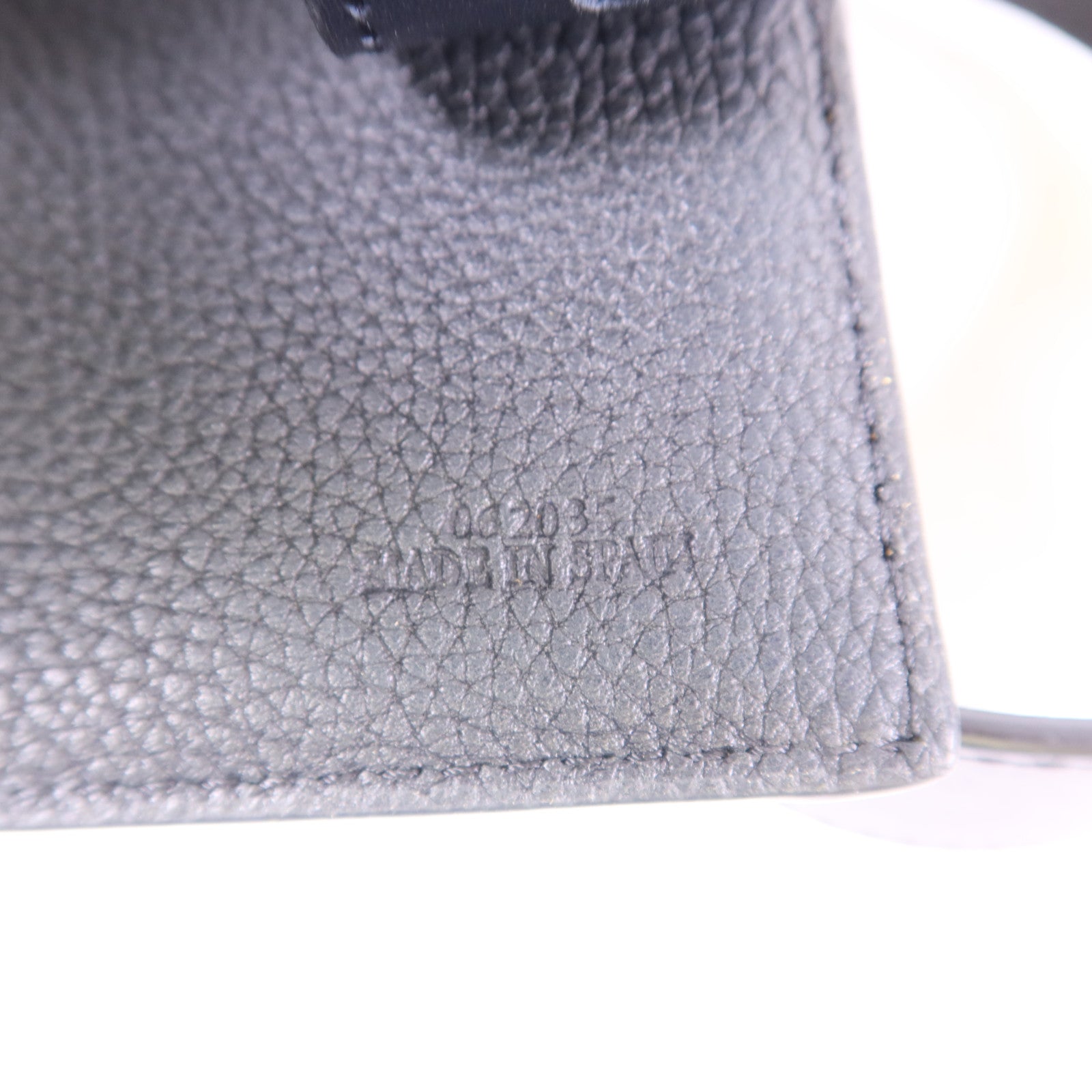 LOEWE 牛皮皮革Buckle Horizontal Tote銀扣肩背袋