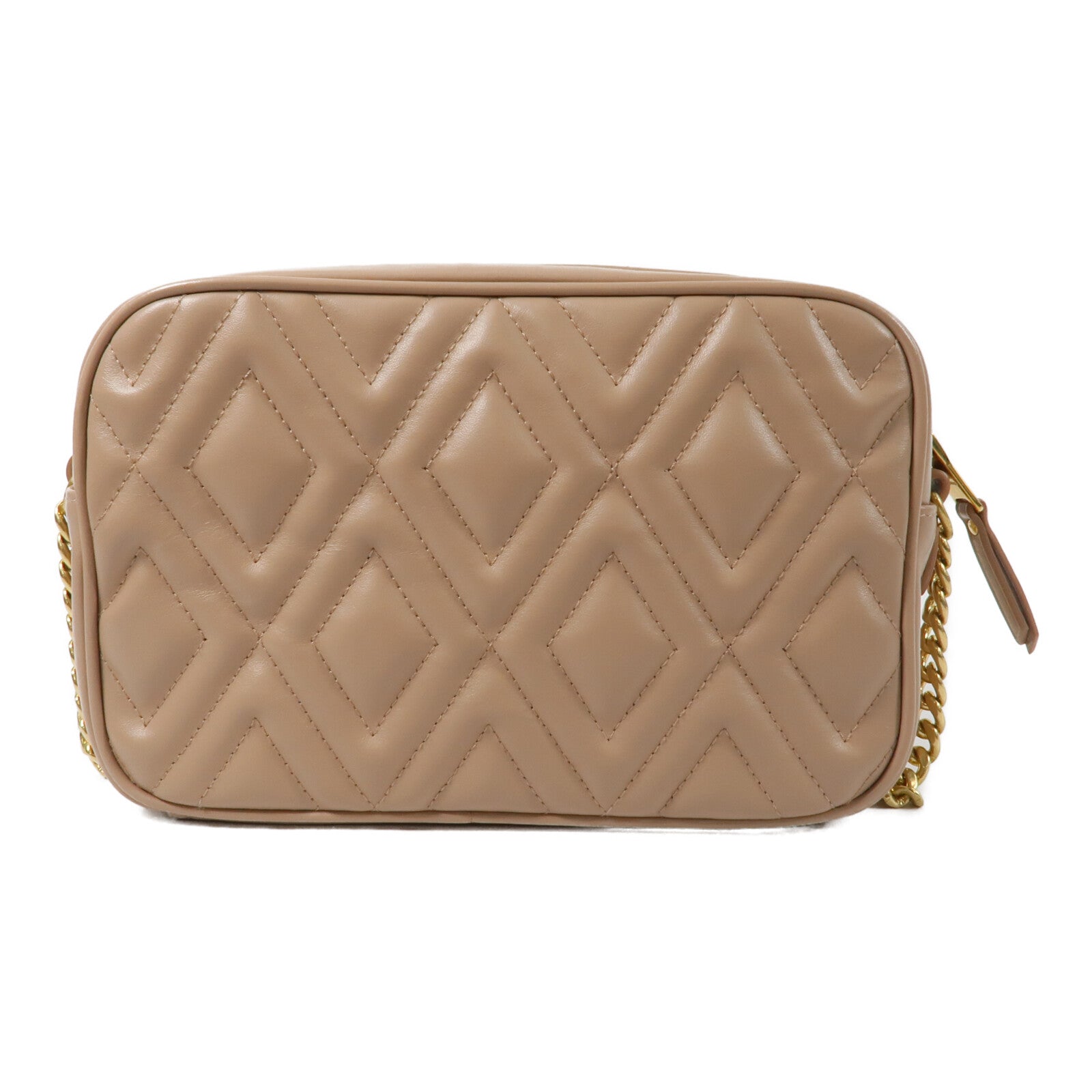 Miu Miu 牛皮皮革Soft Calf Quilted Camera Bag鏈帶肩背袋