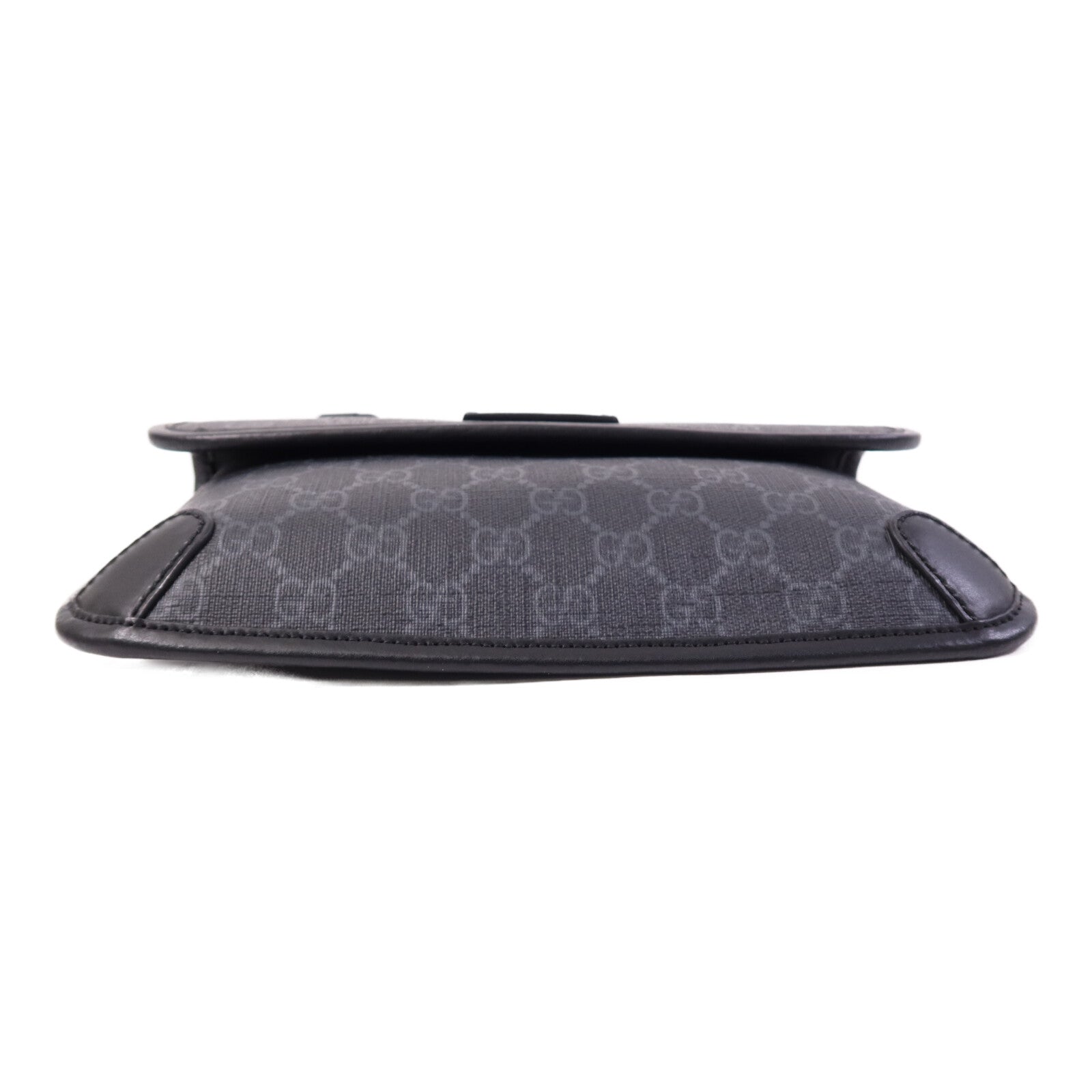 GUCCI 塗層帆布Waist Bag銀扣腰包