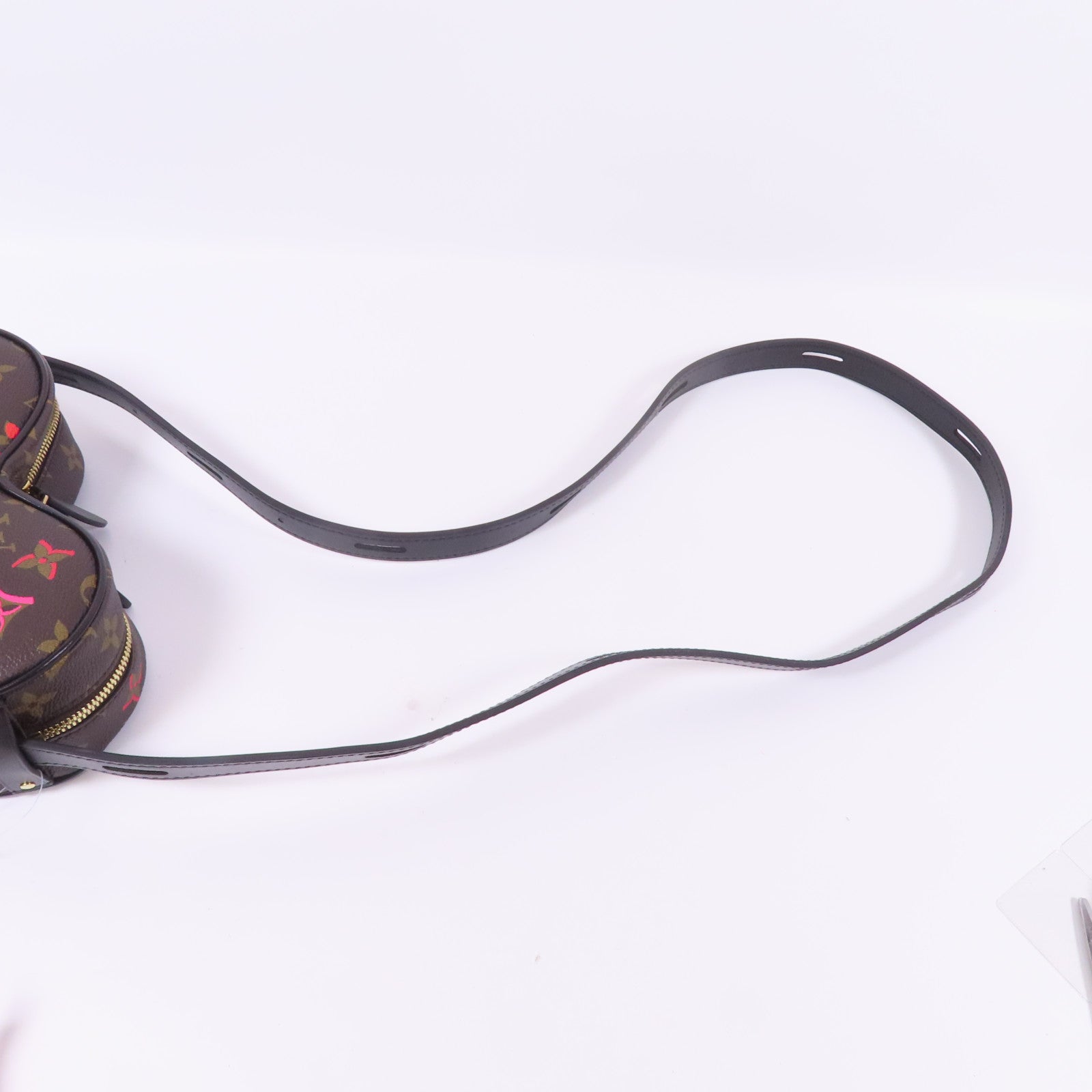 LOUIS VUITTON Monogram Sac Coeur Fall In Love金扣肩背袋棕色