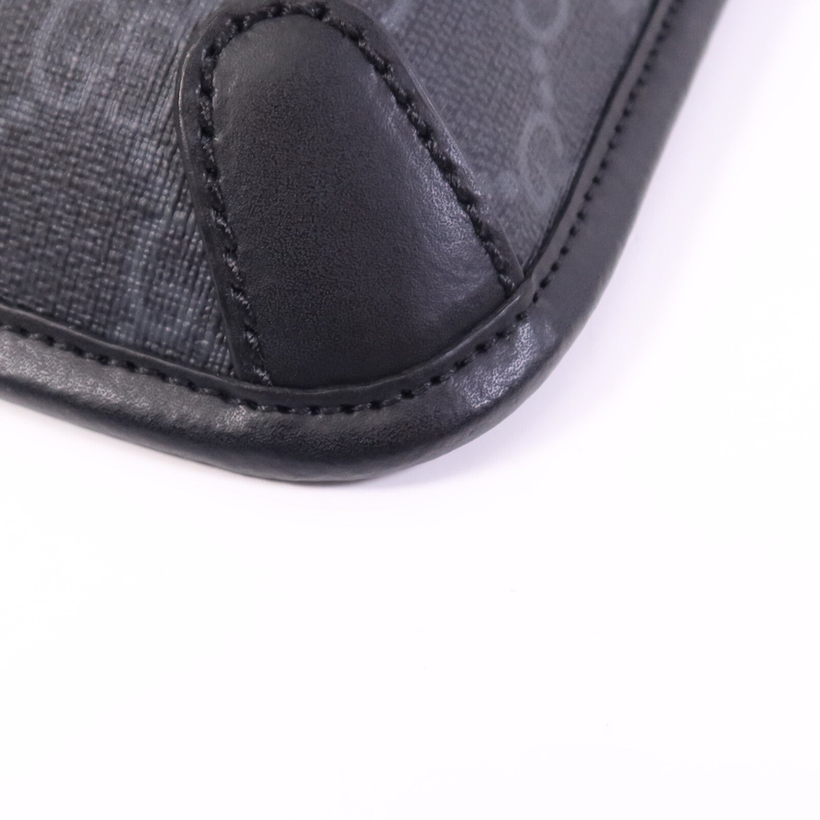 GUCCI 塗層帆布Waist Bag銀扣腰包