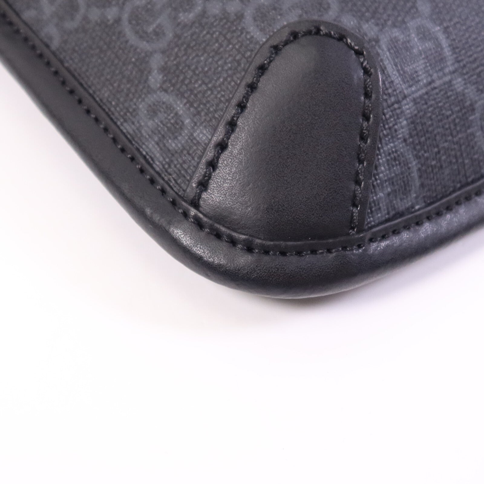 GUCCI 塗層帆布Waist Bag銀扣腰包