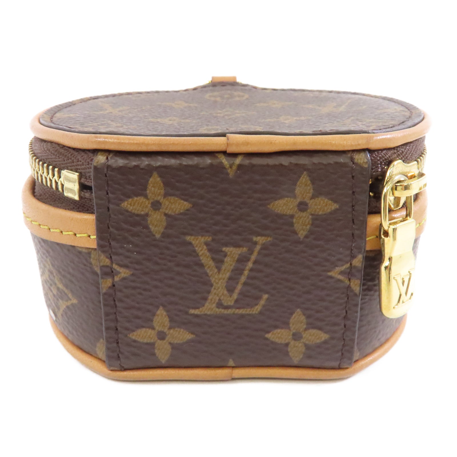 LOUIS VUITTON 【激減優惠】Monogram Petite Boite Chapeau Necklace金扣鏈帶肩背袋啡色