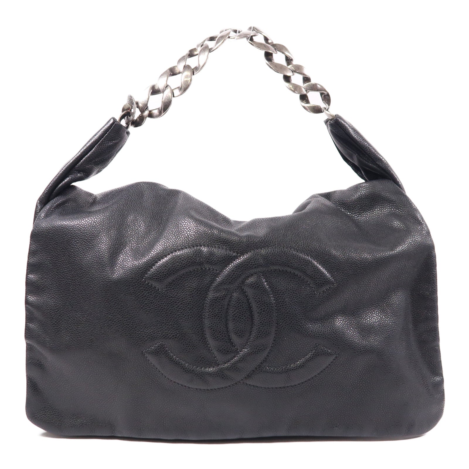 CHANEL 牛皮皮革Chain Shoulder鏈帶肩背袋