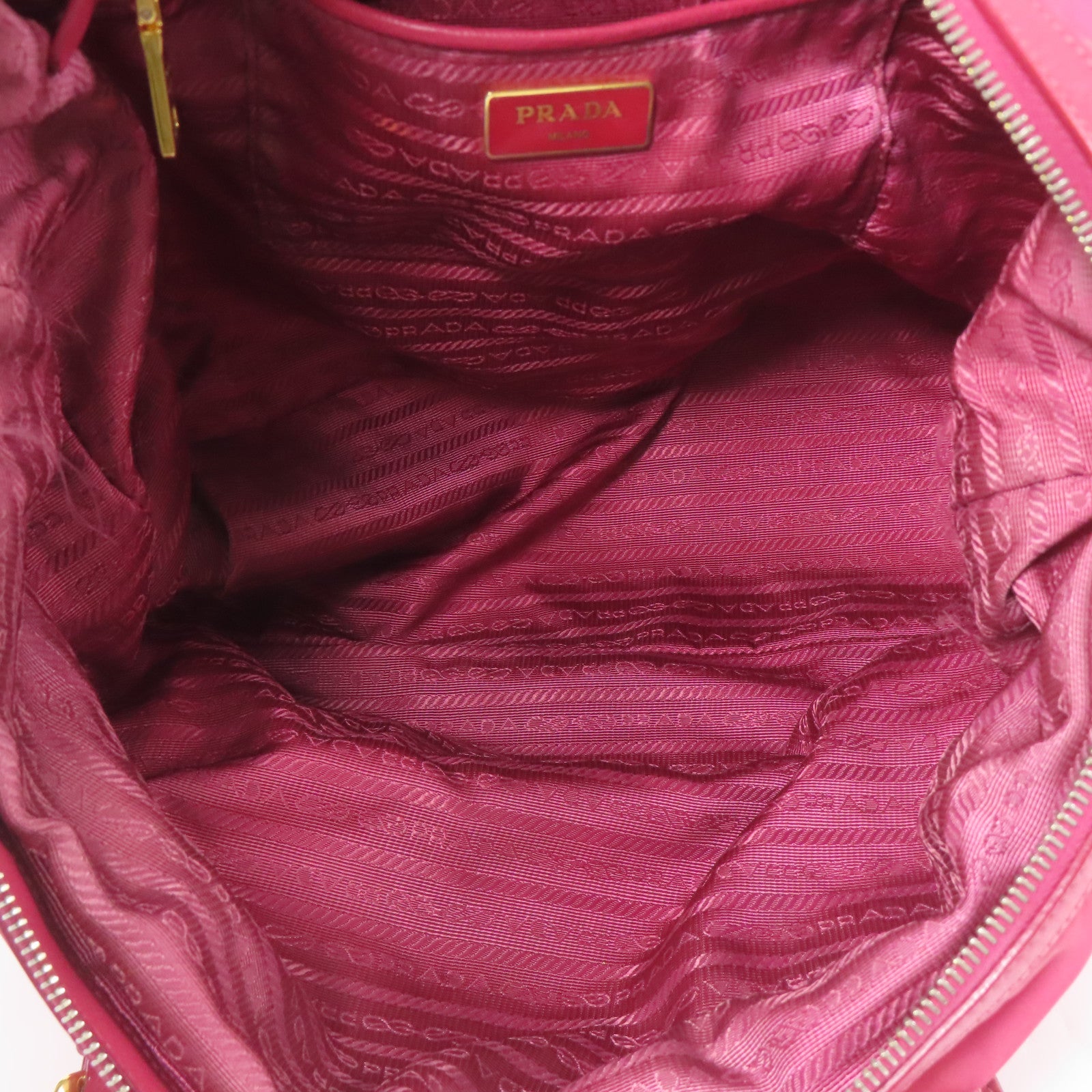 PRADA 尼龍Shoulder Bag金扣手挽肩背兩用袋