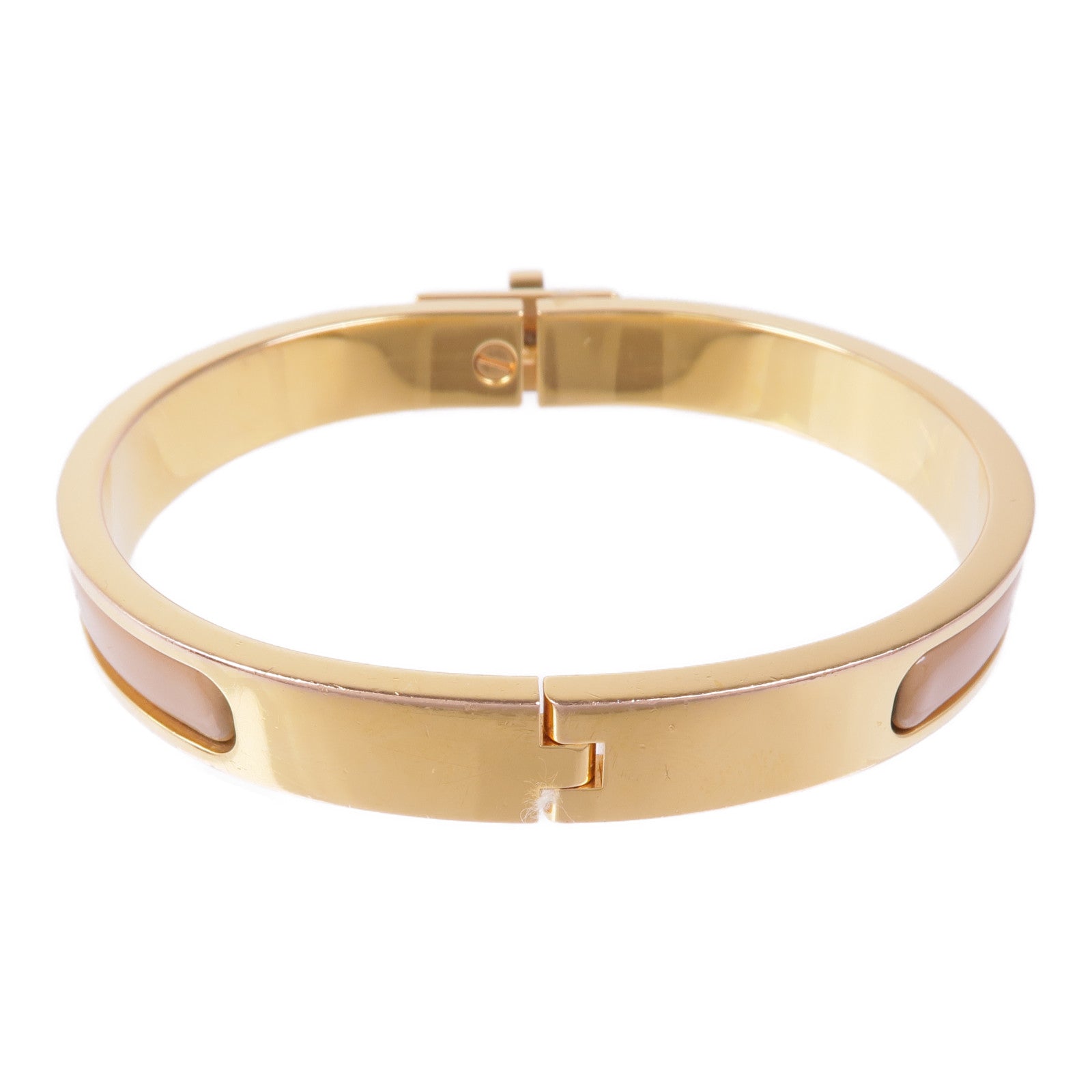 HERMES 金屬Mini Clic Kelly Bracelet手鐲