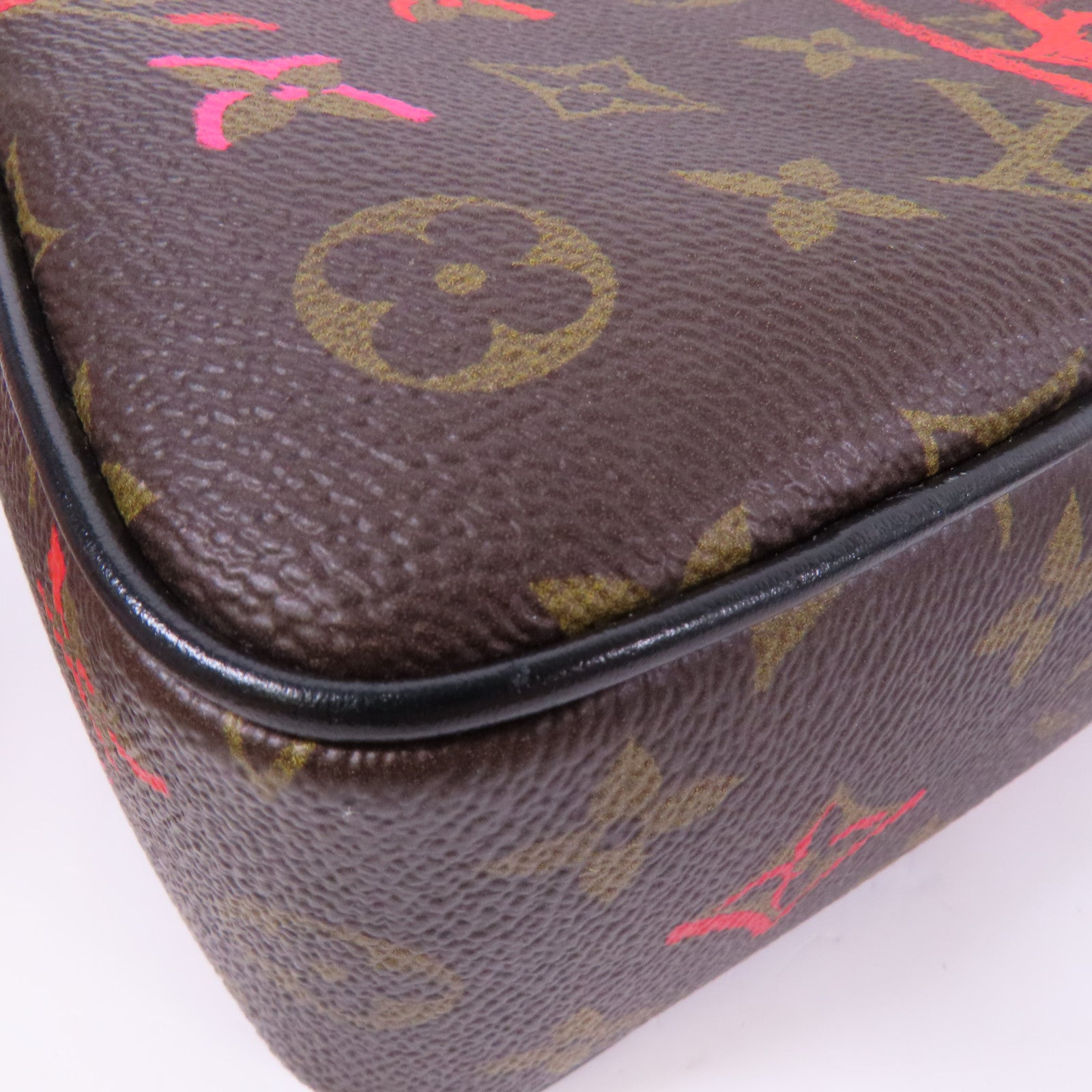 LOUIS VUITTON Monogram Sac Coeur Fall In Love金扣肩背袋棕色