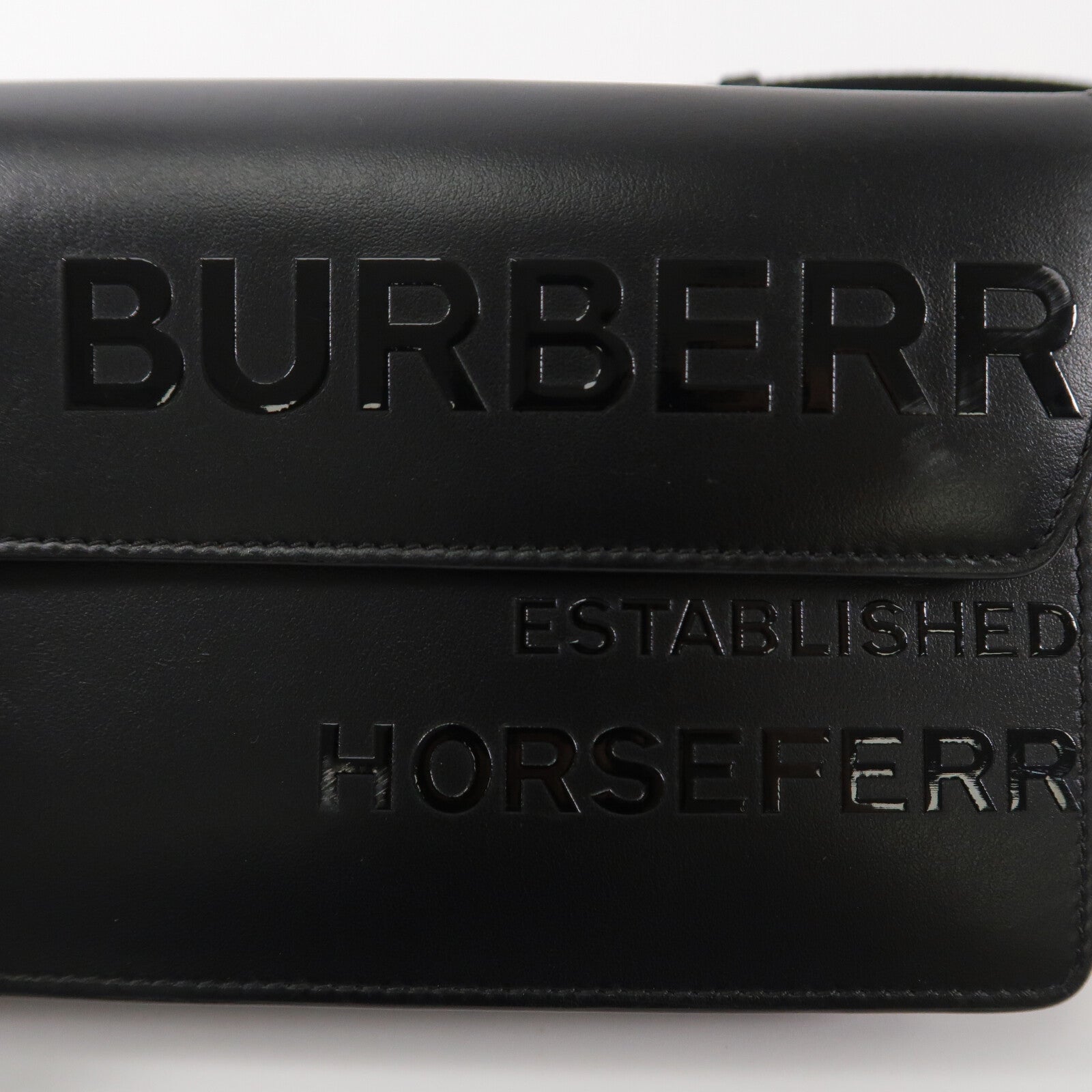 BURBERRY 牛皮皮革Horseferry Shoulder Bag肩背袋
