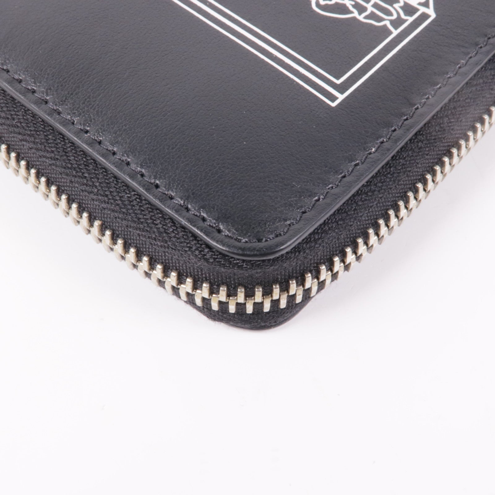 GIVENCHY 【激減優惠】牛皮皮革Card/Coin Case銀扣零錢包/卡片套