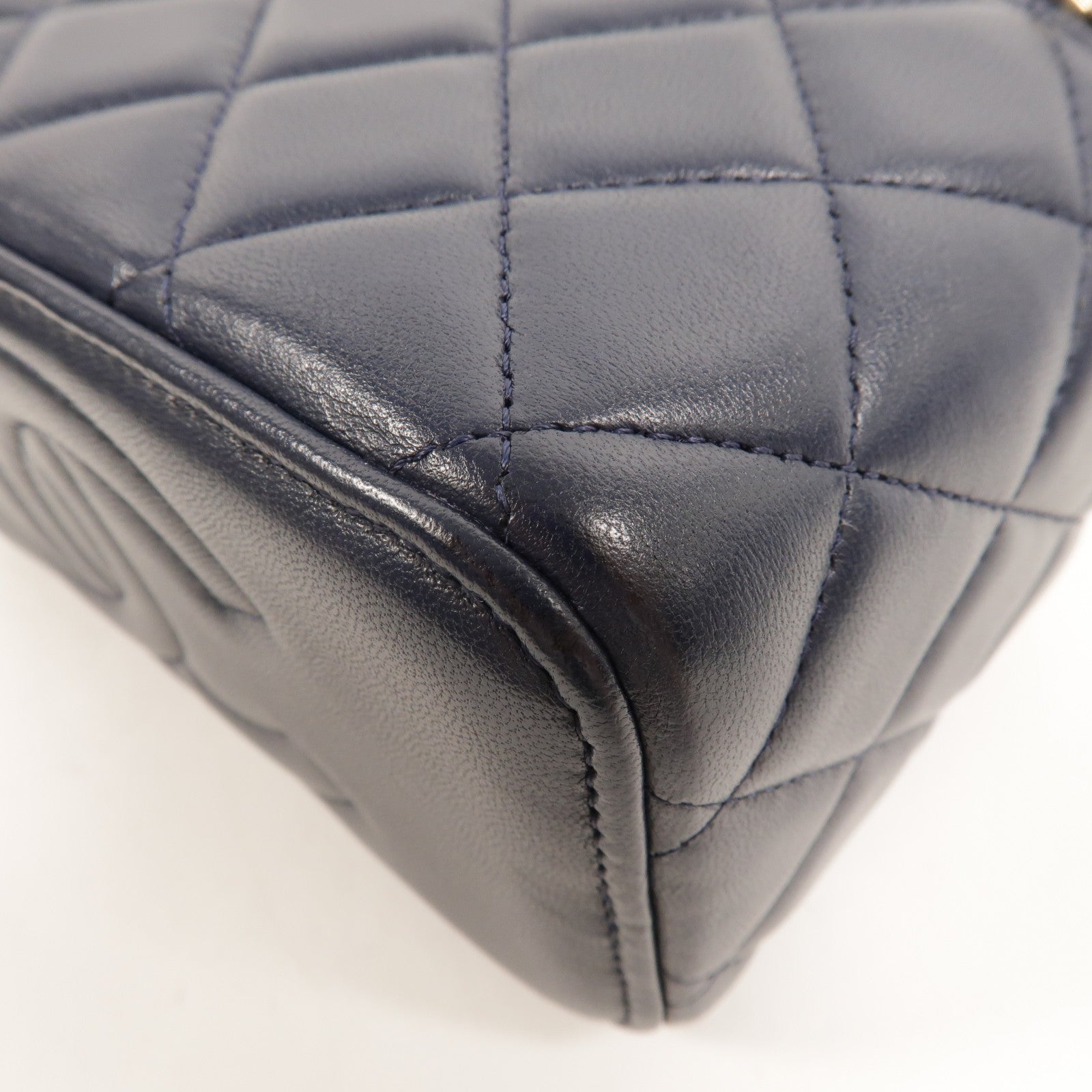 CHANEL 羊皮皮革Top Handle Vanity Case手挽肩背兩用袋