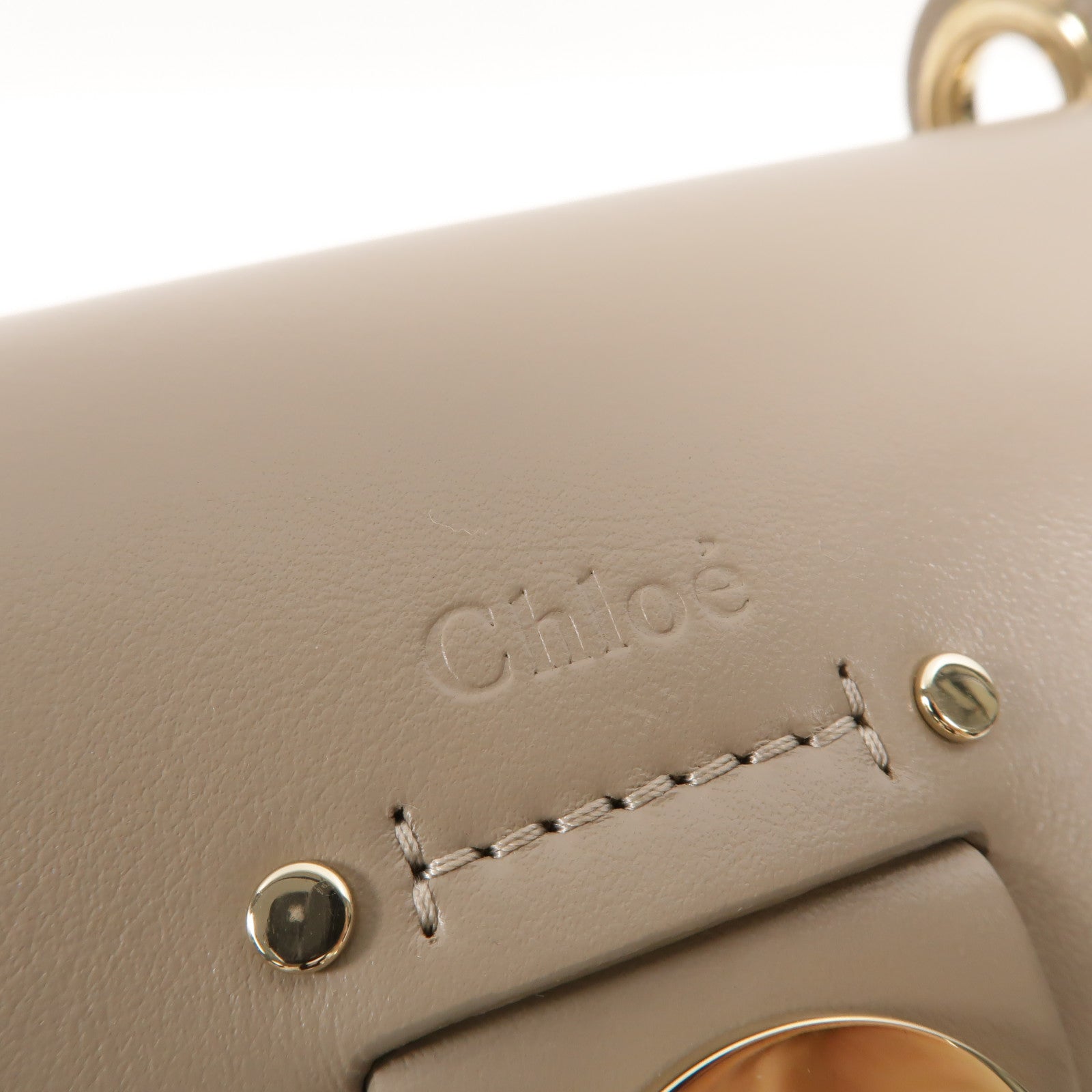 Chloe 牛皮皮革Small Tess手挽肩背兩用袋