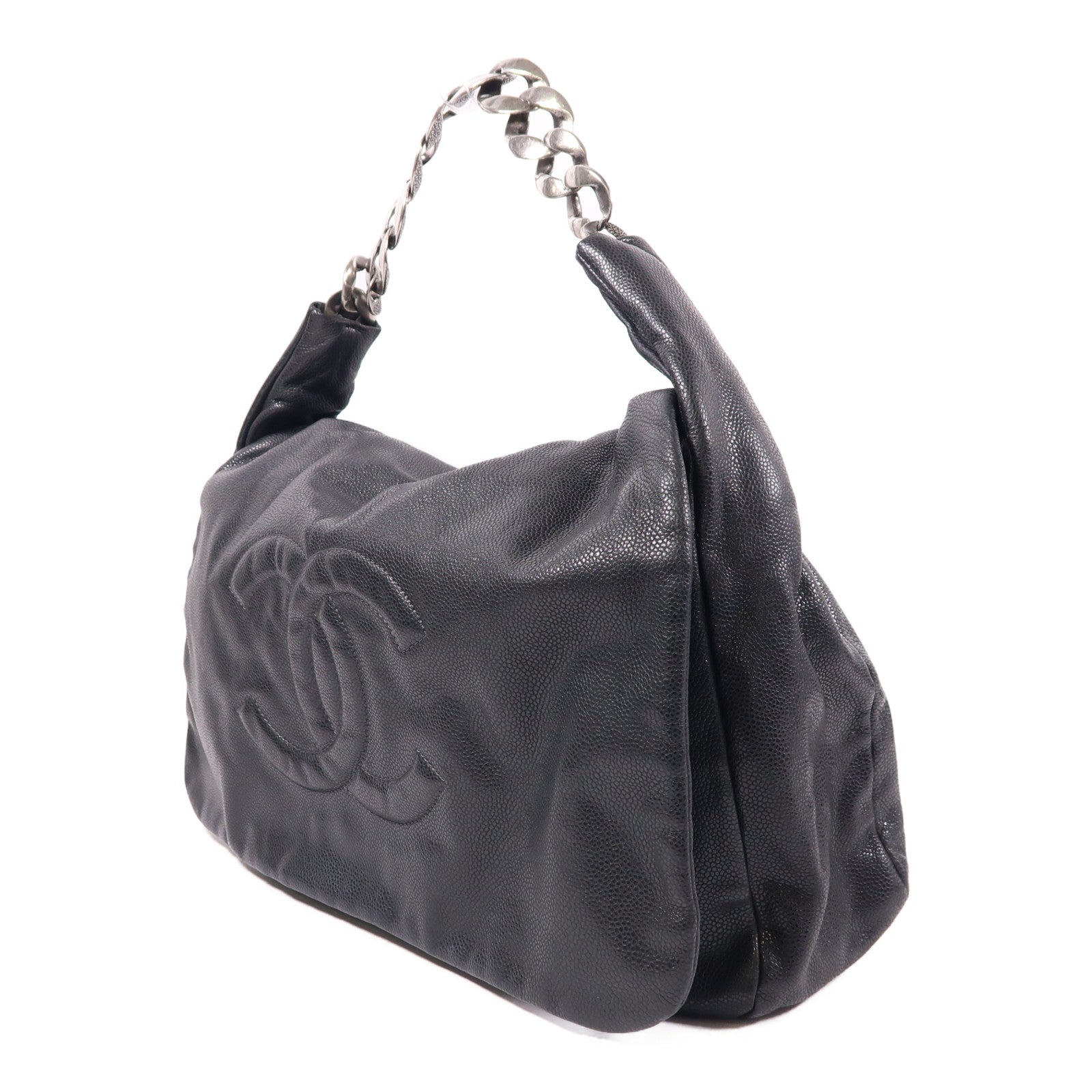 CHANEL 牛皮皮革Chain Shoulder鏈帶肩背袋