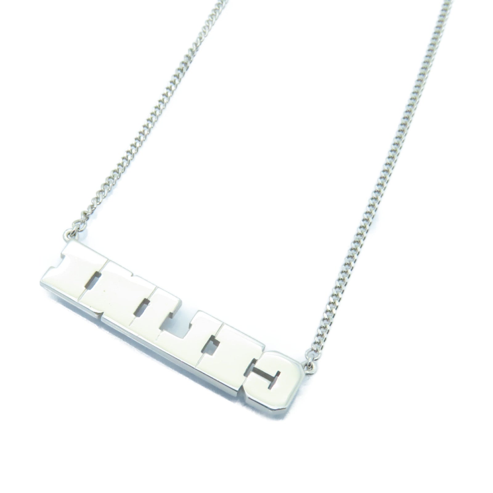 純銀盃　127g CELINE 【激減優惠】925純銀Necklace項鍊銀色/黒色– Brand Off