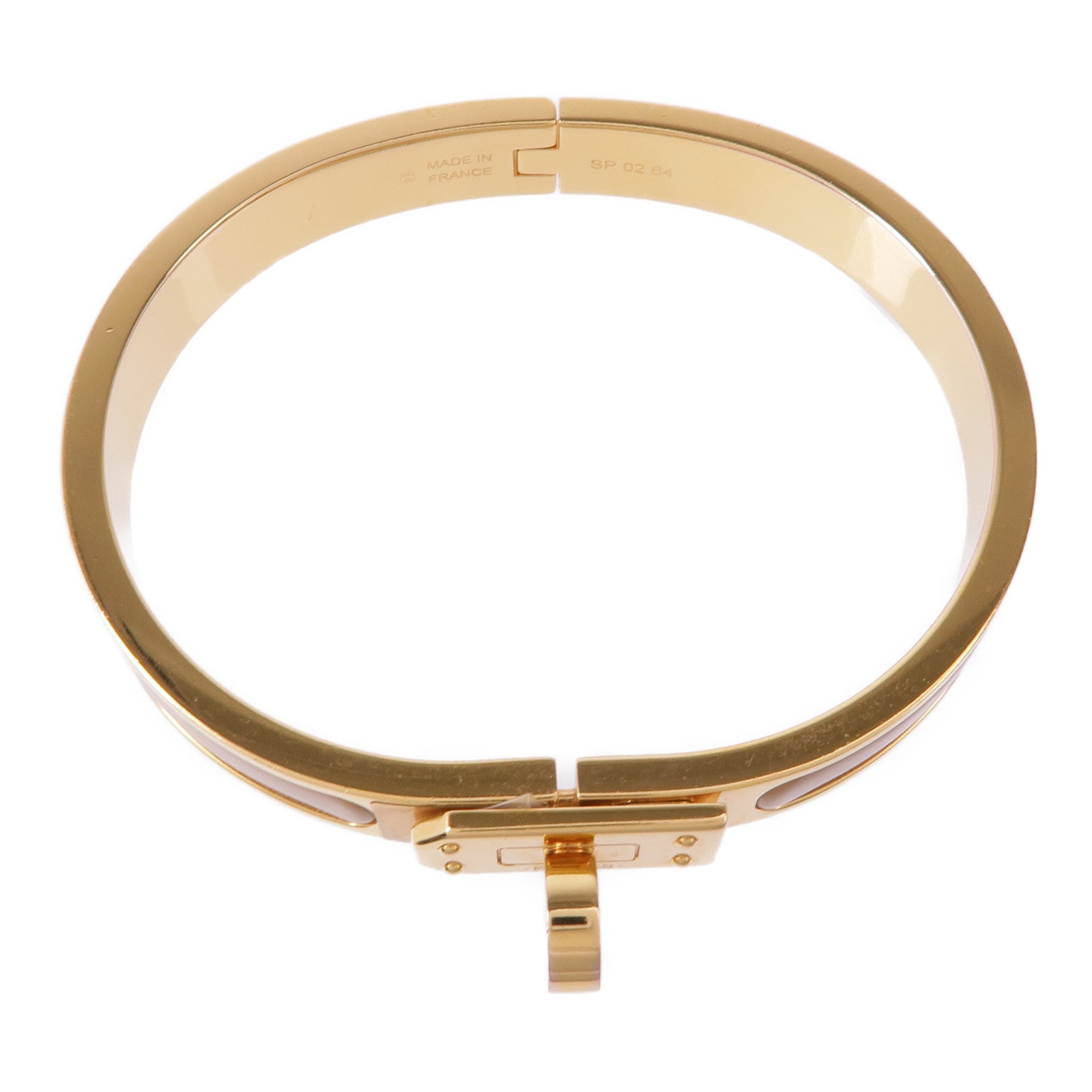 HERMES 金屬Mini Clic Kelly Bracelet手鐲